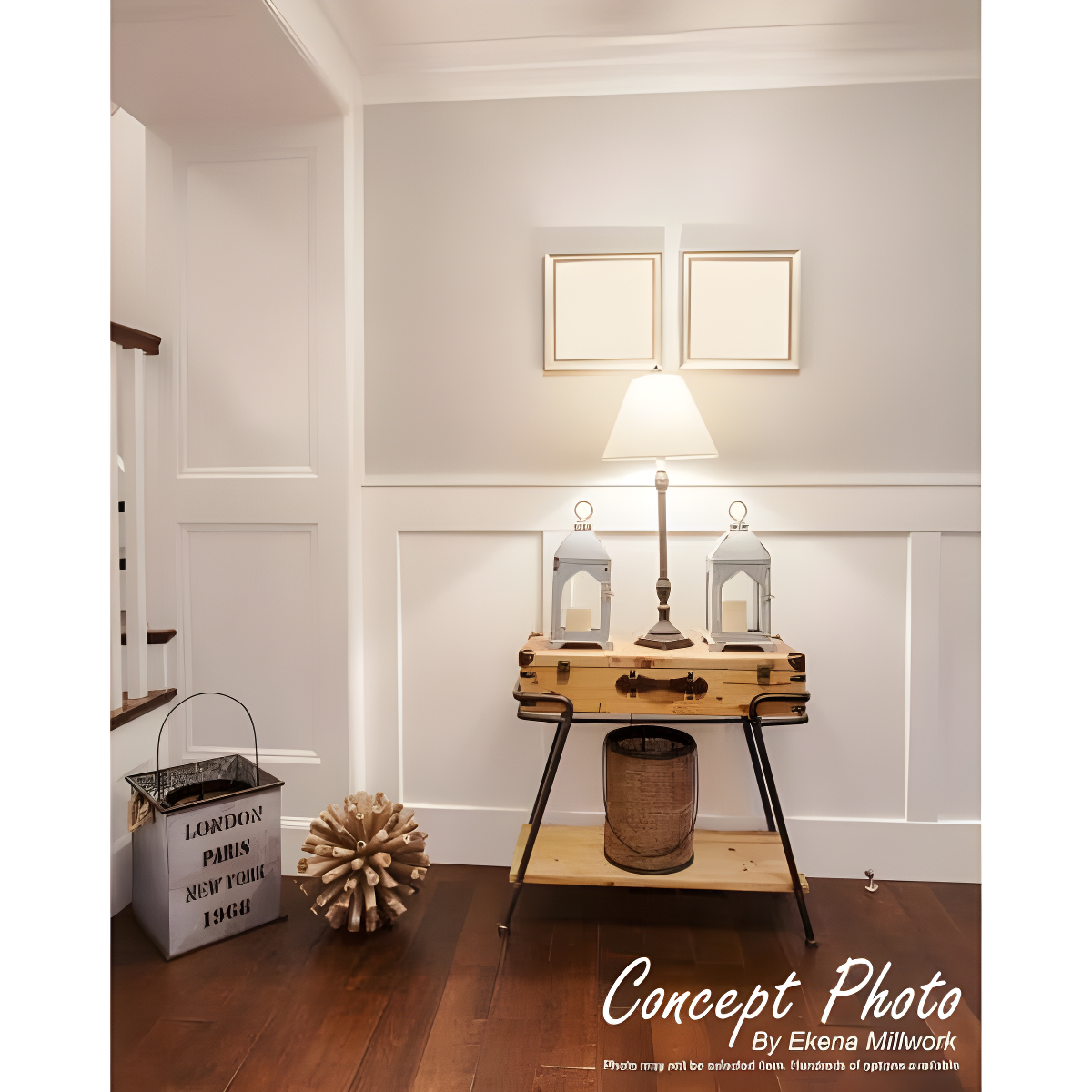 Ekena Millwork 96" Reversible Wainscoting (Set of 4) (Set of 4)