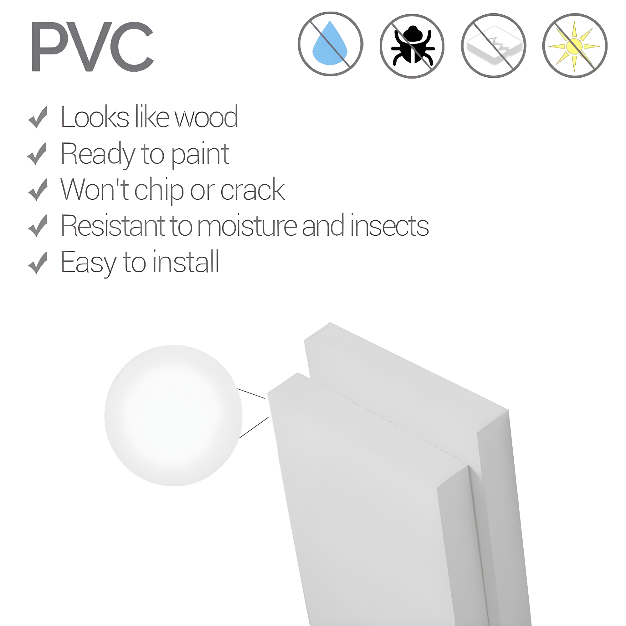 Ekena Millwork 96" Reversible Wainscoting (Set of 4) (Set of 4)