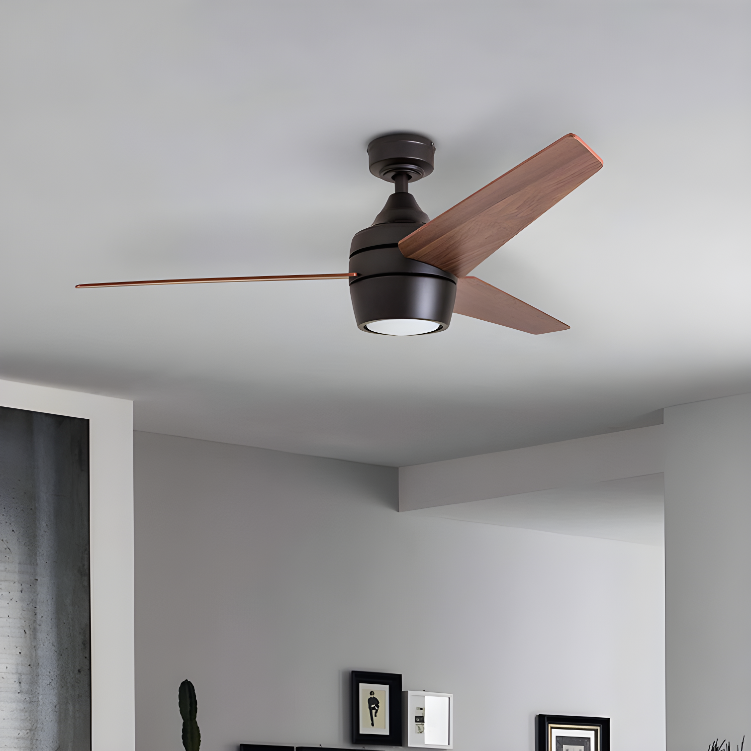 Eamon 52'' Ceiling Fan with LED Lights and Remote Control