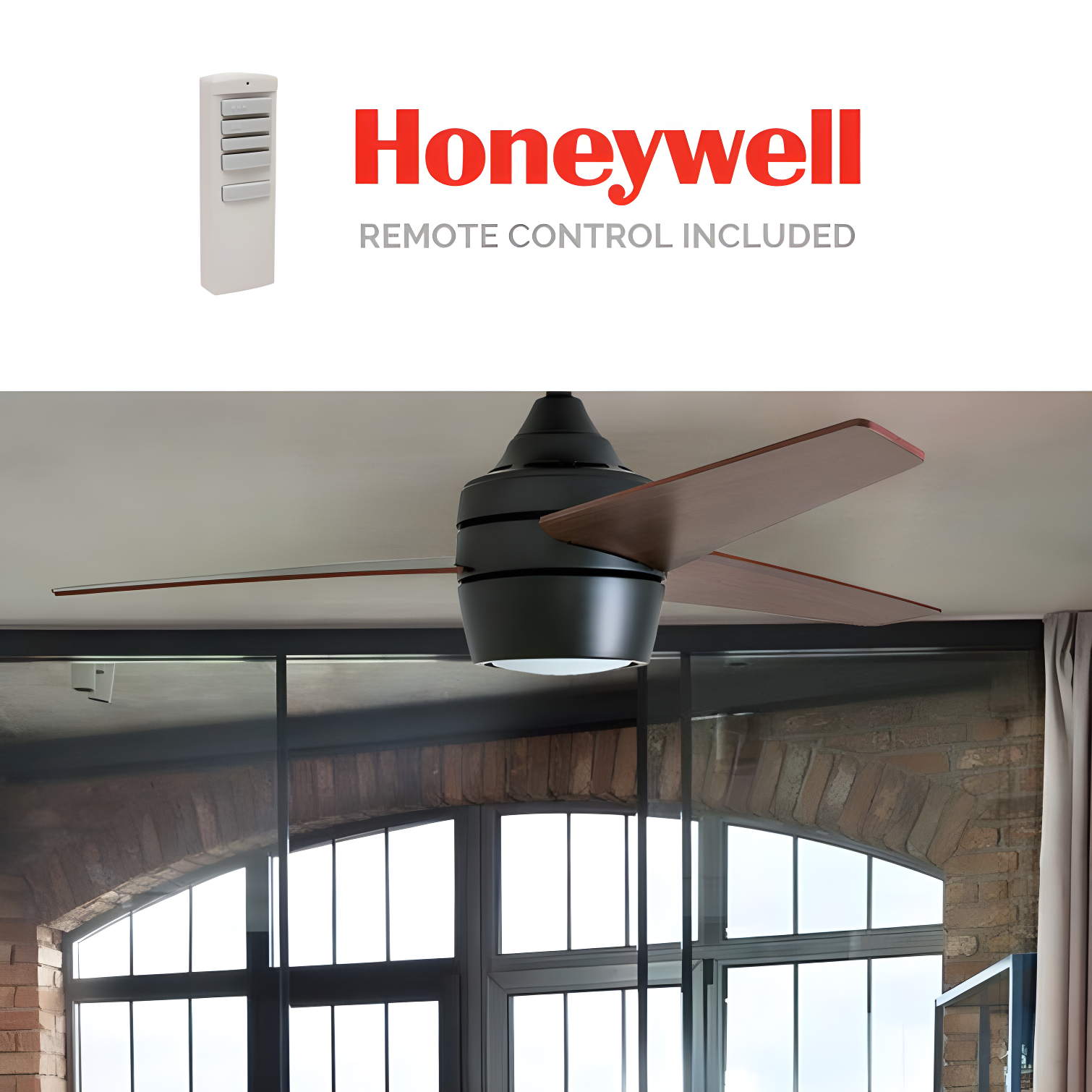 Eamon 52'' Ceiling Fan with LED Lights and Remote Control