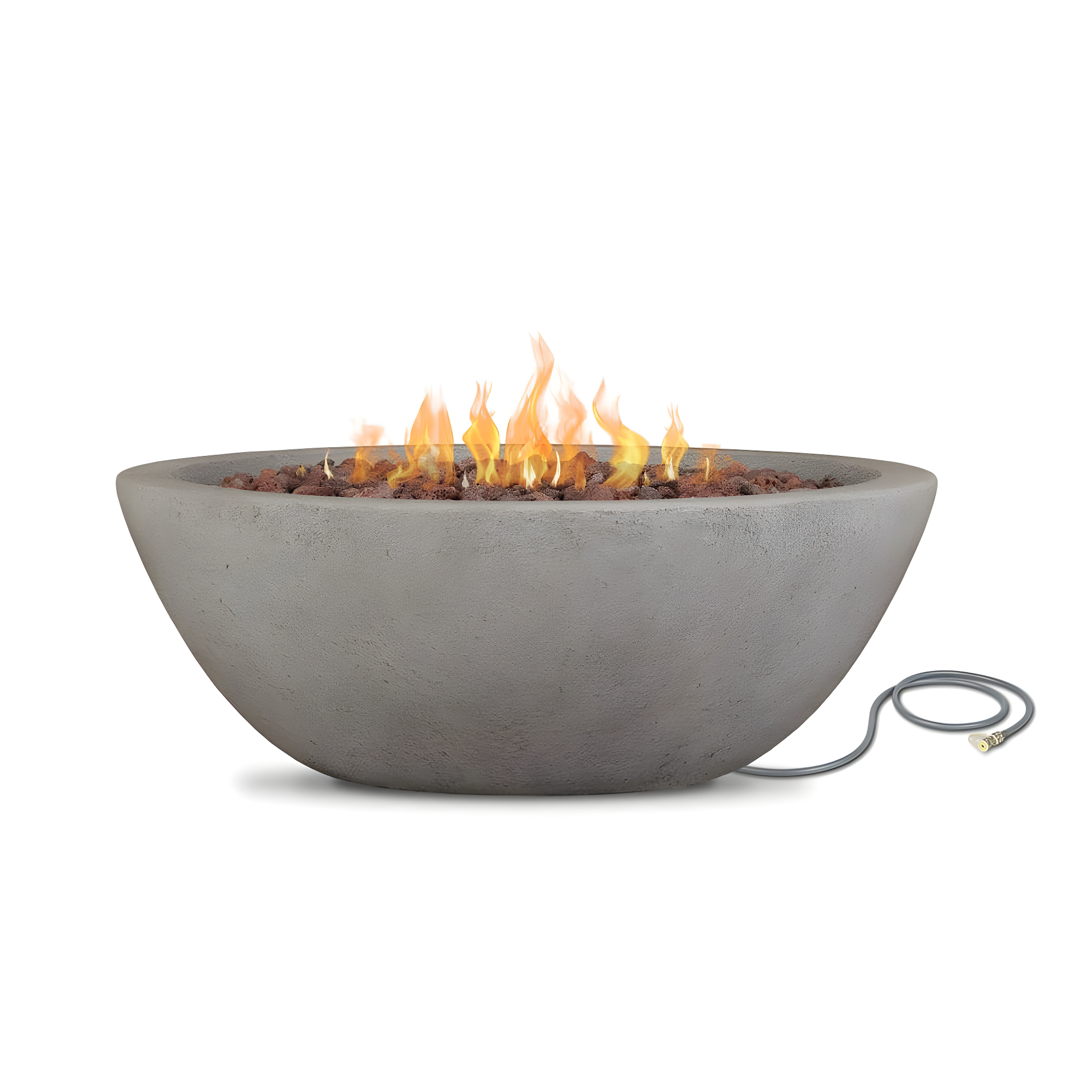 Fernanda Fire Bowl - Gray / Round