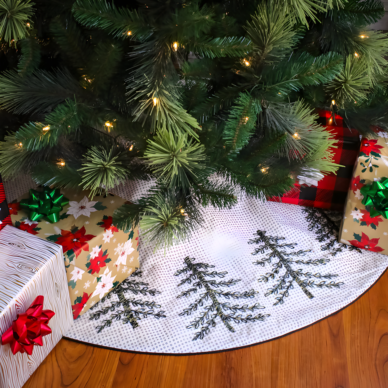 HGTV Home Collection Evergreens Tree Skirt & Reviews | Wayfair