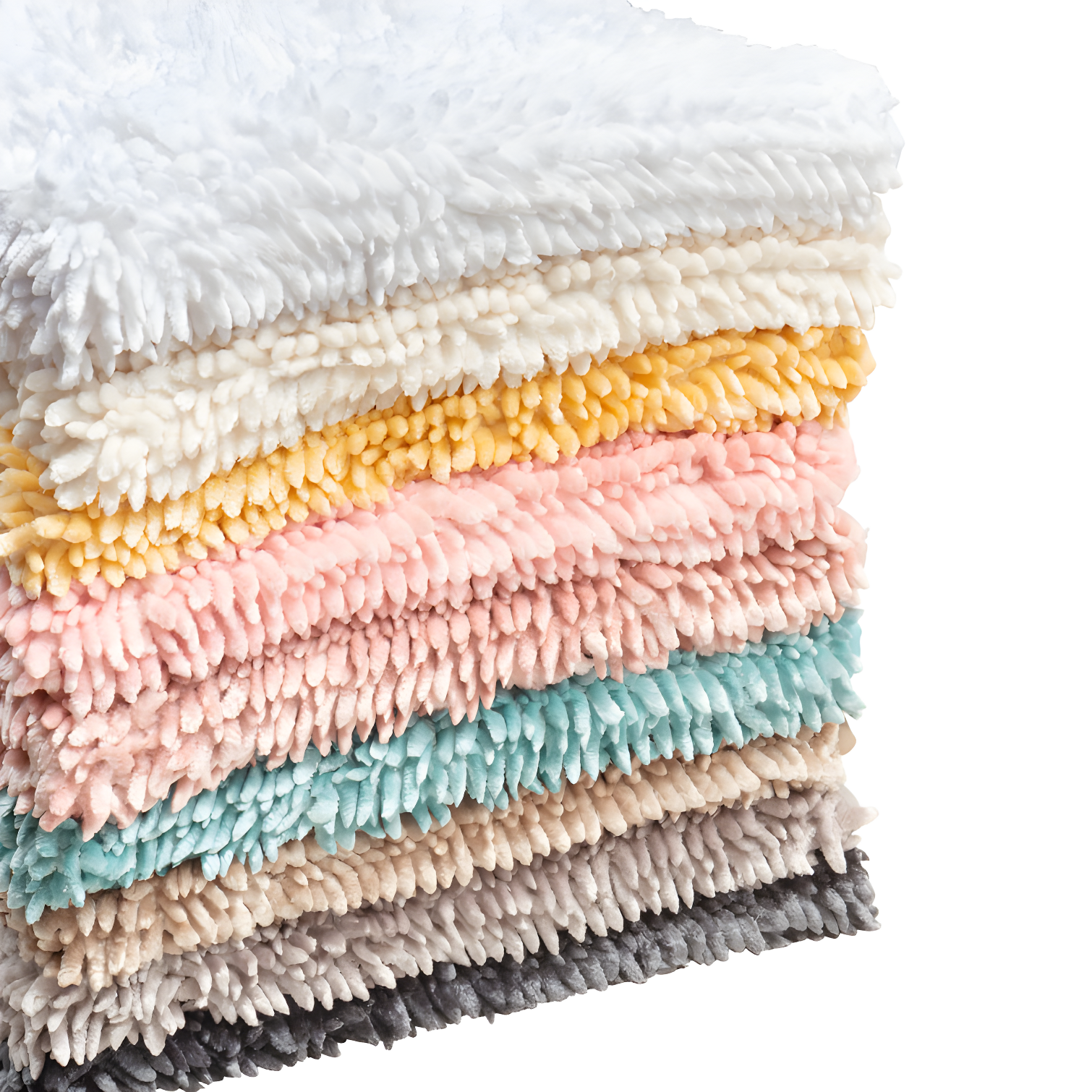 Laura Ashley Butter Chenille Bath Rug