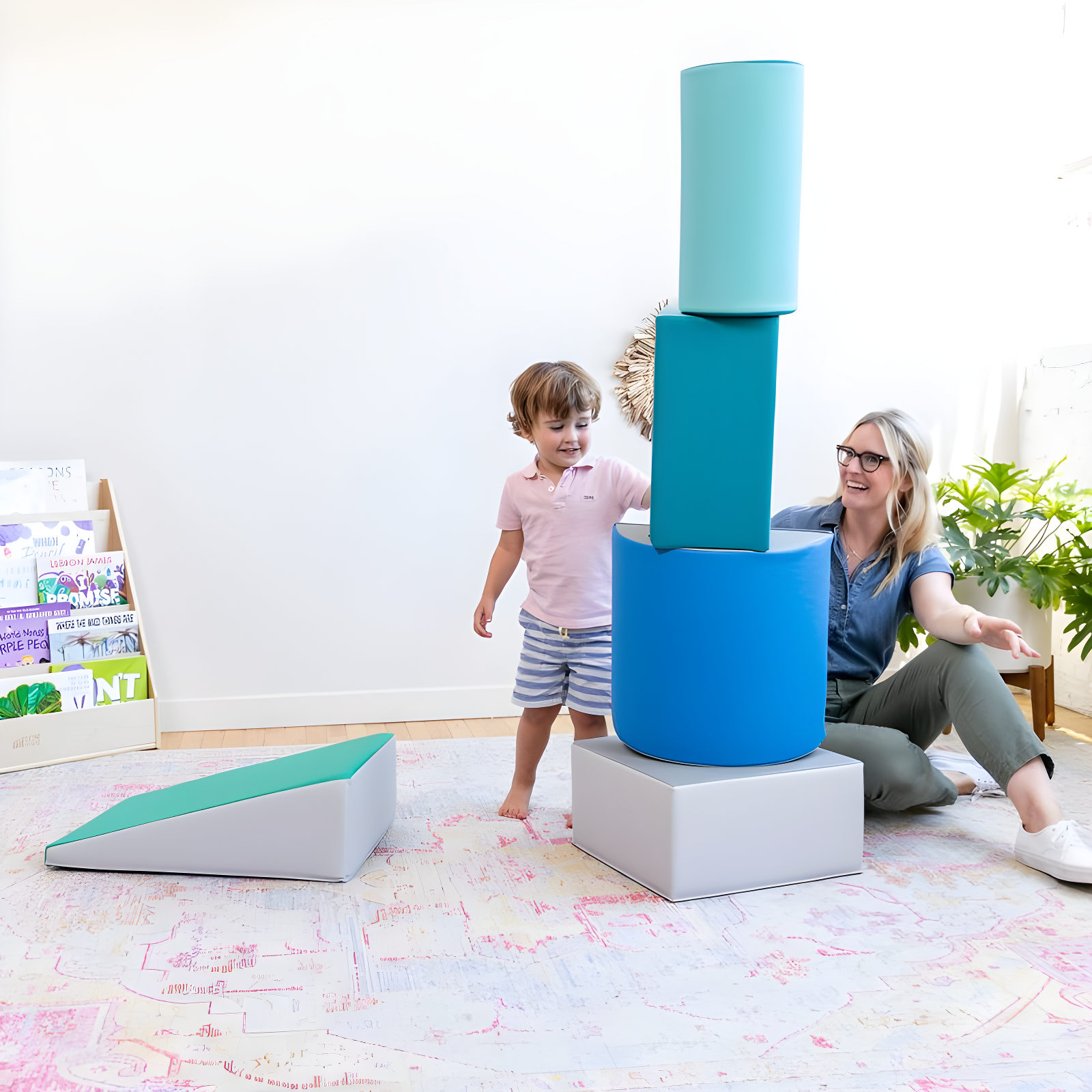 ECR4Kids SoftZone Climb and Crawl Playset, Building Blocks, 5-Piece & Reviews | Wayfair