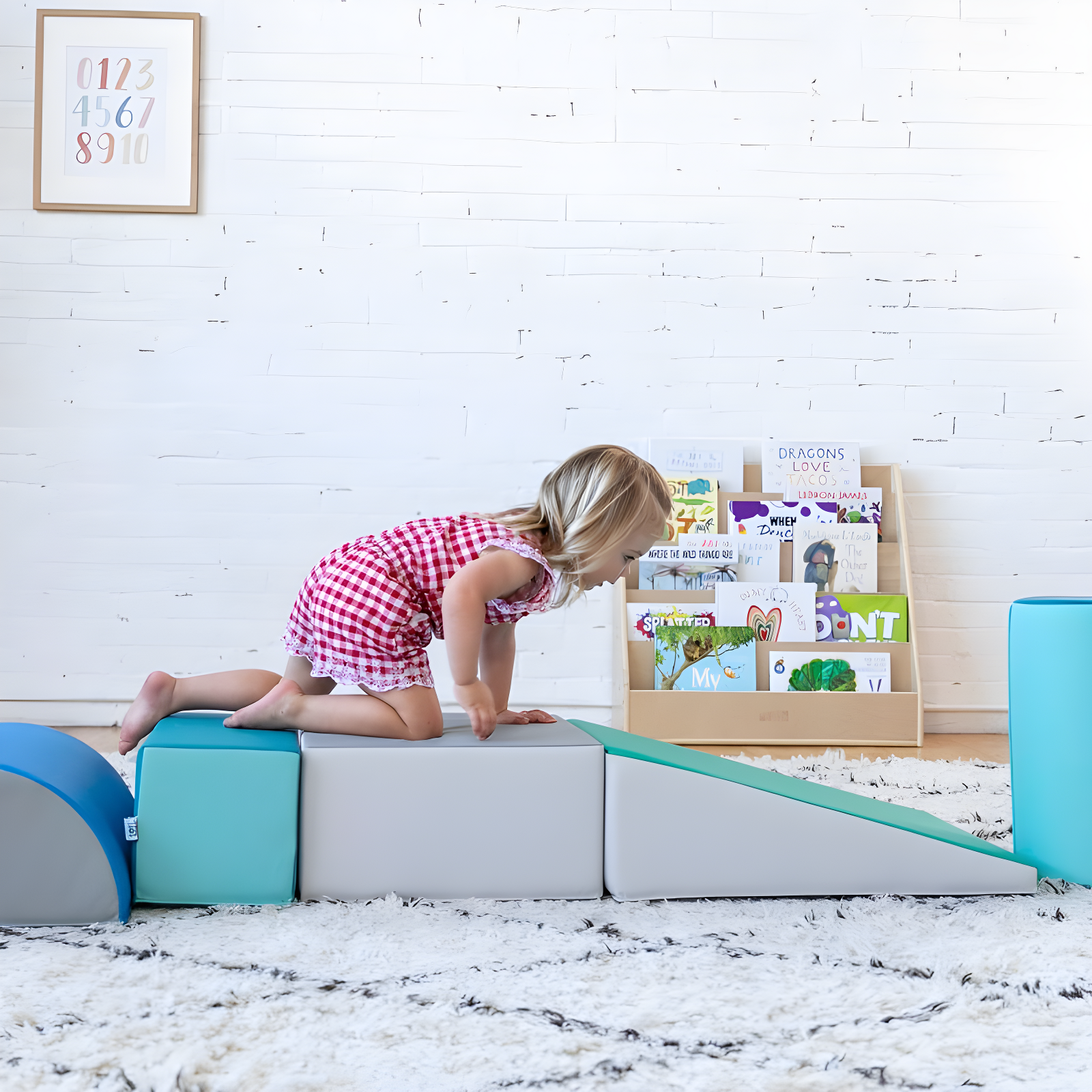 ECR4Kids SoftZone Climb and Crawl Playset, Building Blocks, 5-Piece & Reviews | Wayfair