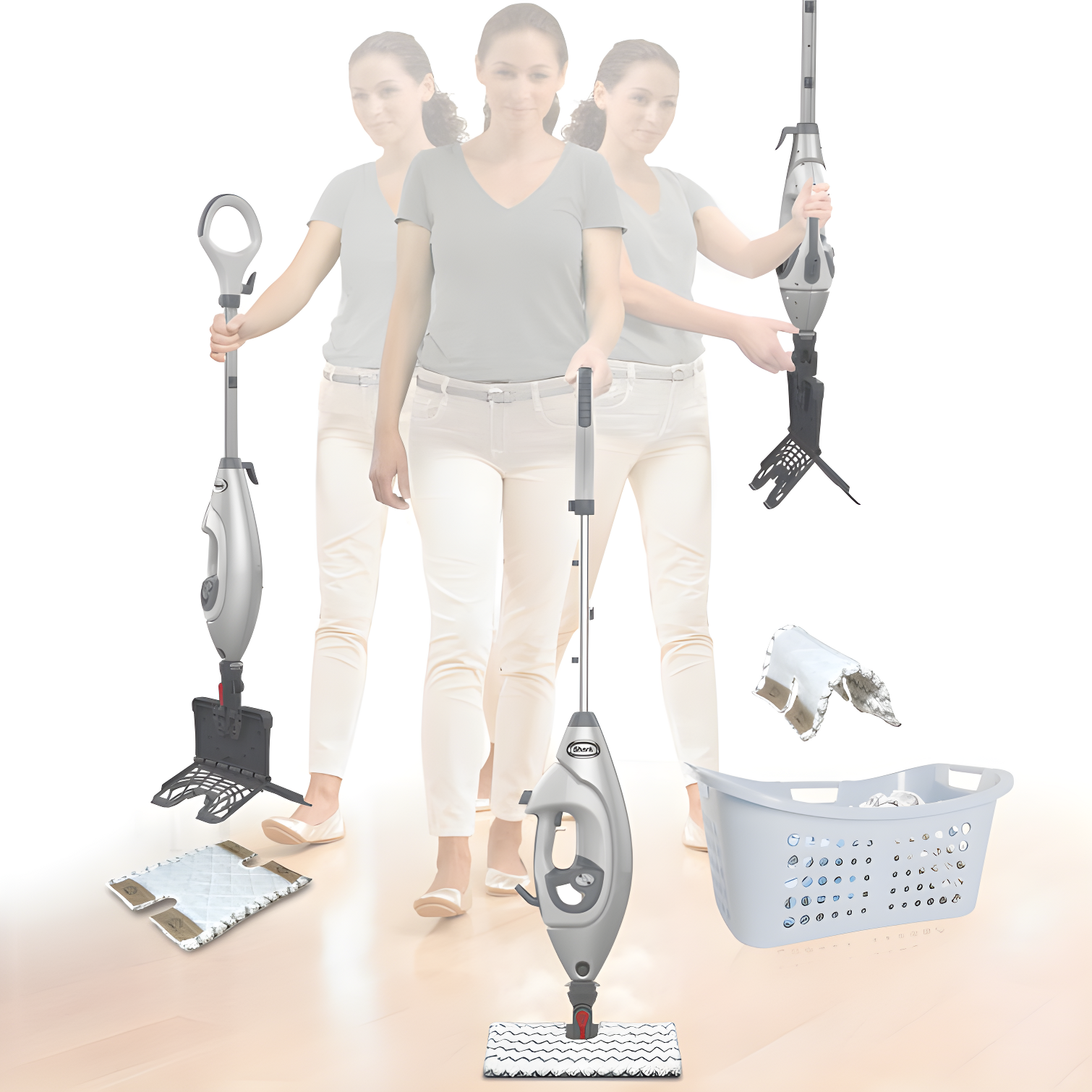 Shark Lift-Away Pro Steam Mop with Handheld Steamer, 3 Modes, Steam Blaster, Intelli-Mop Head - For Floors, Above-Floors & Garments