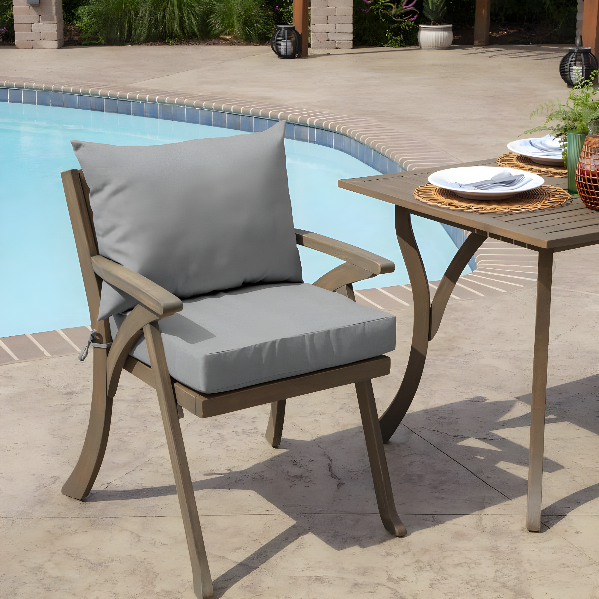 Outdoor Dining Chair 4" Cushion