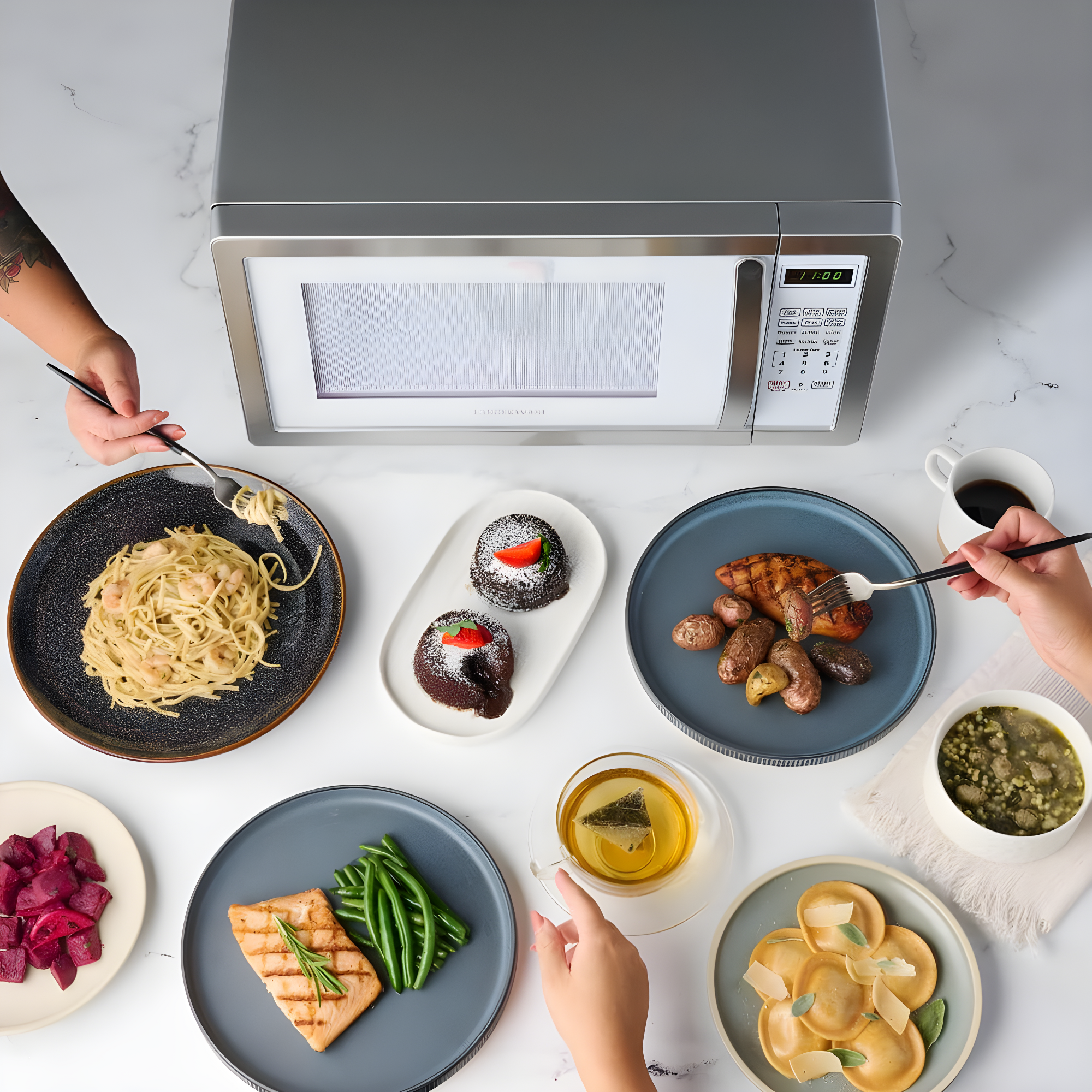 Farberware Farberware Classic Countertop Microwave Oven, 1.1 Cubic Feet cu. ft., 1000 watts, with Child Lock