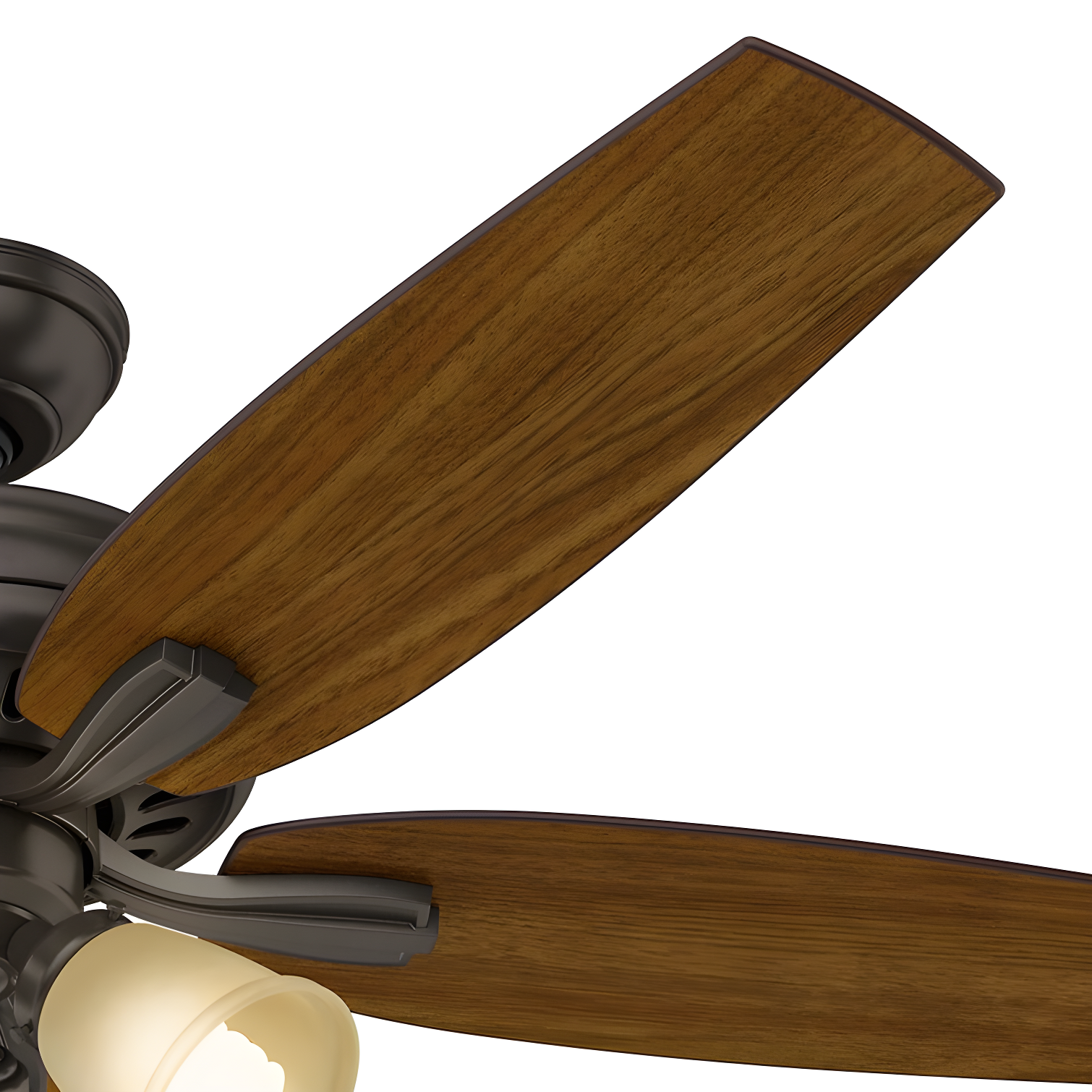 52" Newsome 5 - Blade Standard Ceiling Fan with Pull Chain and Light Kit Included