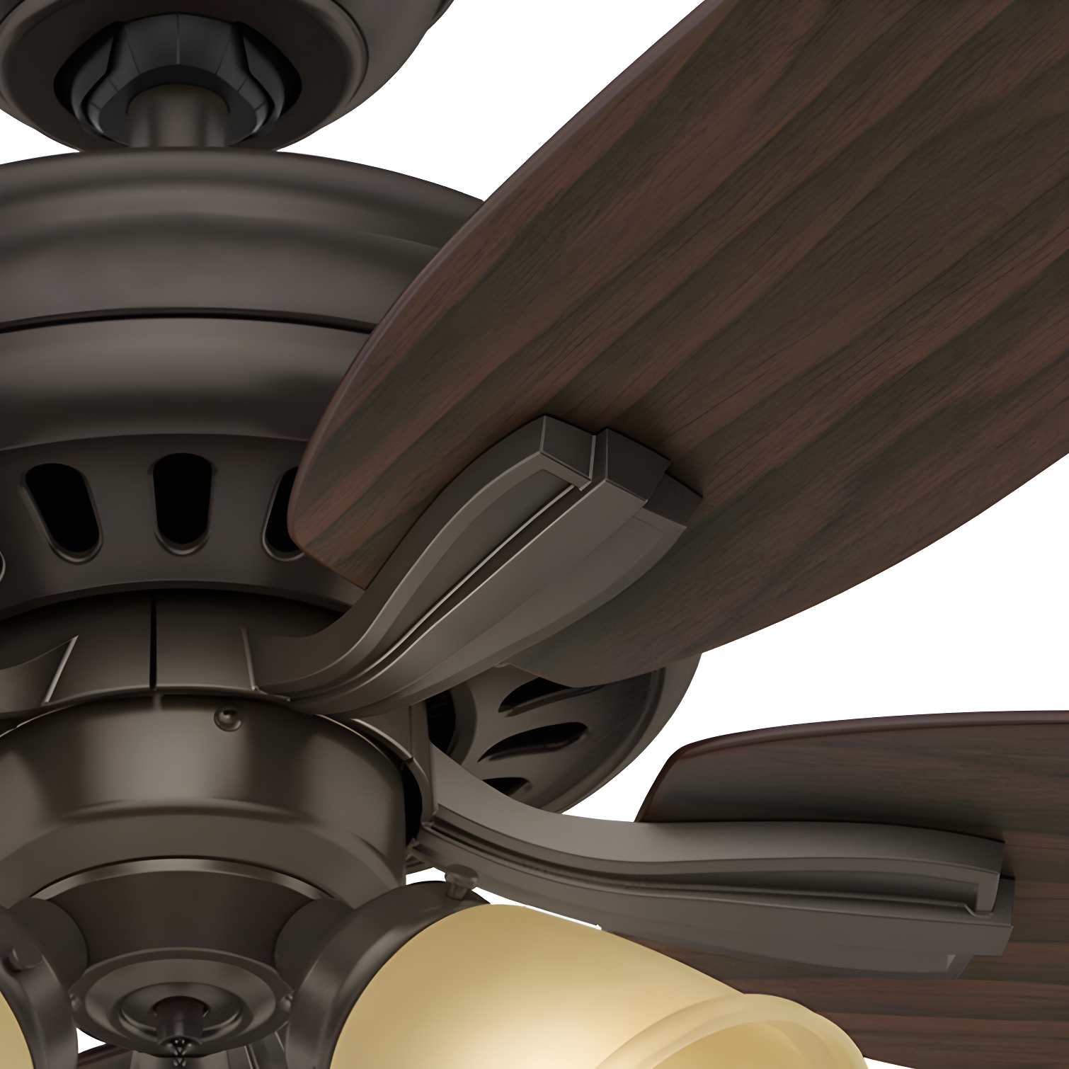 52" Newsome 5 - Blade Standard Ceiling Fan with Pull Chain and Light Kit Included