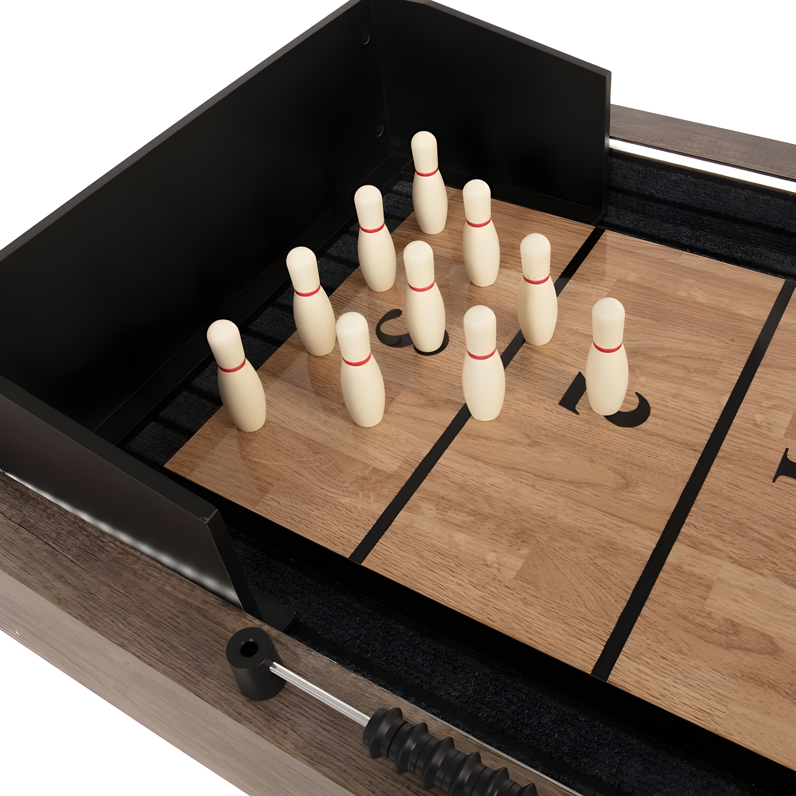 American Legend American Legend Kirkwood 9' LED Shuffleboard Table with Bonus Bowling Game
