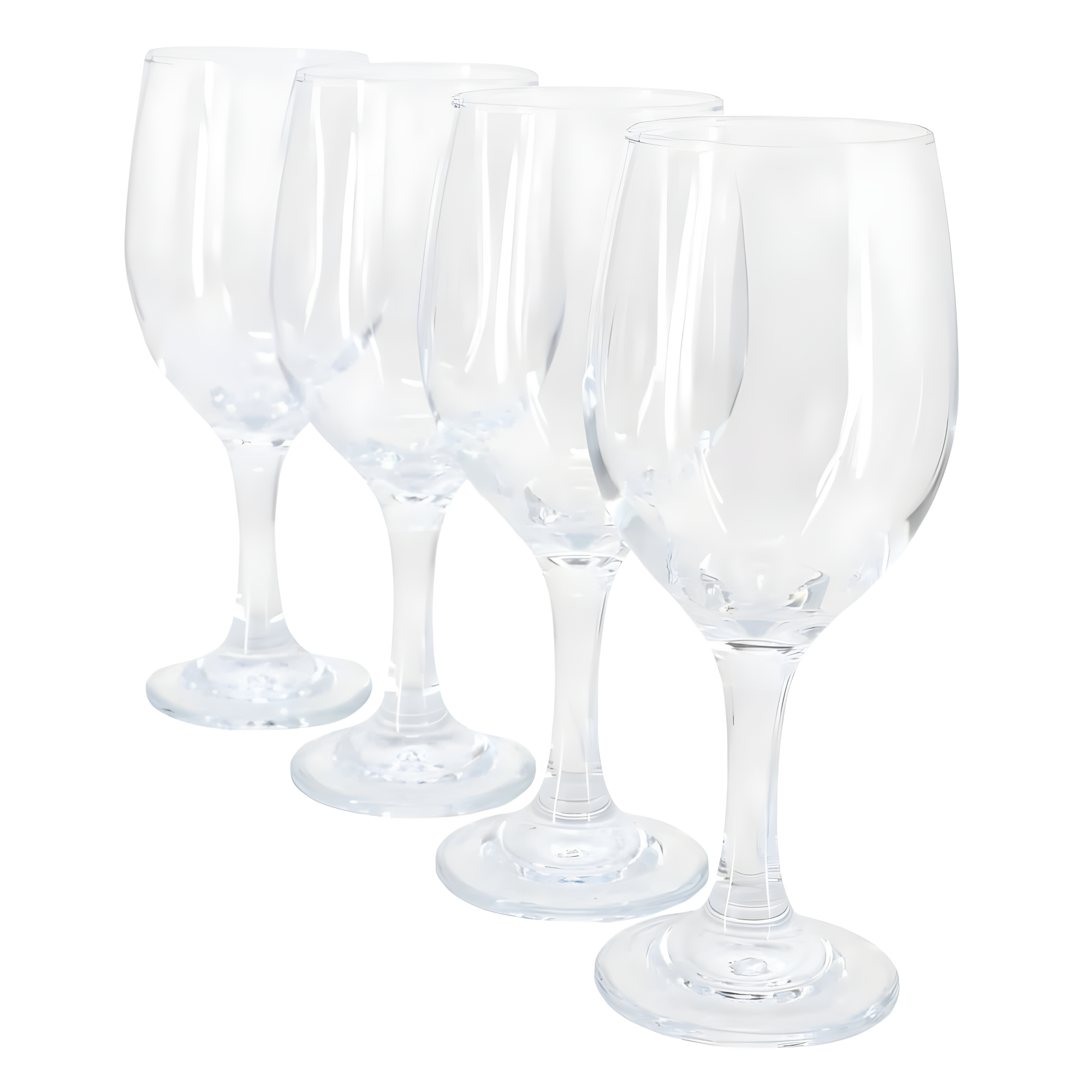 Gibson Home Belinni 4 Piece 14.2 Ounce Classic Wine Glass Set