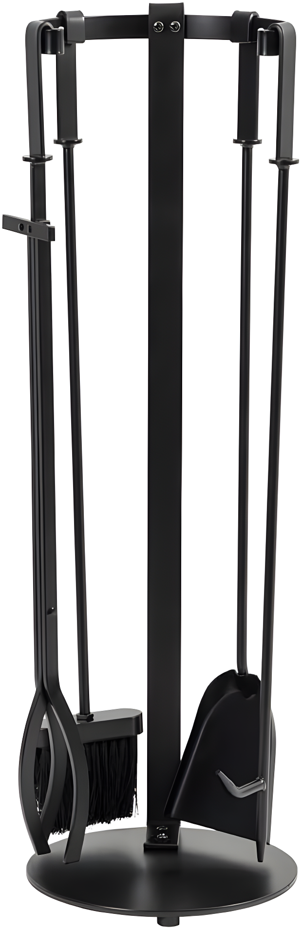 Modern Ember Modern Ember Knoll Fireplace Tool Set - Includes Brush, Shovel, Fire Poker, Tongs, and Stand - Steel