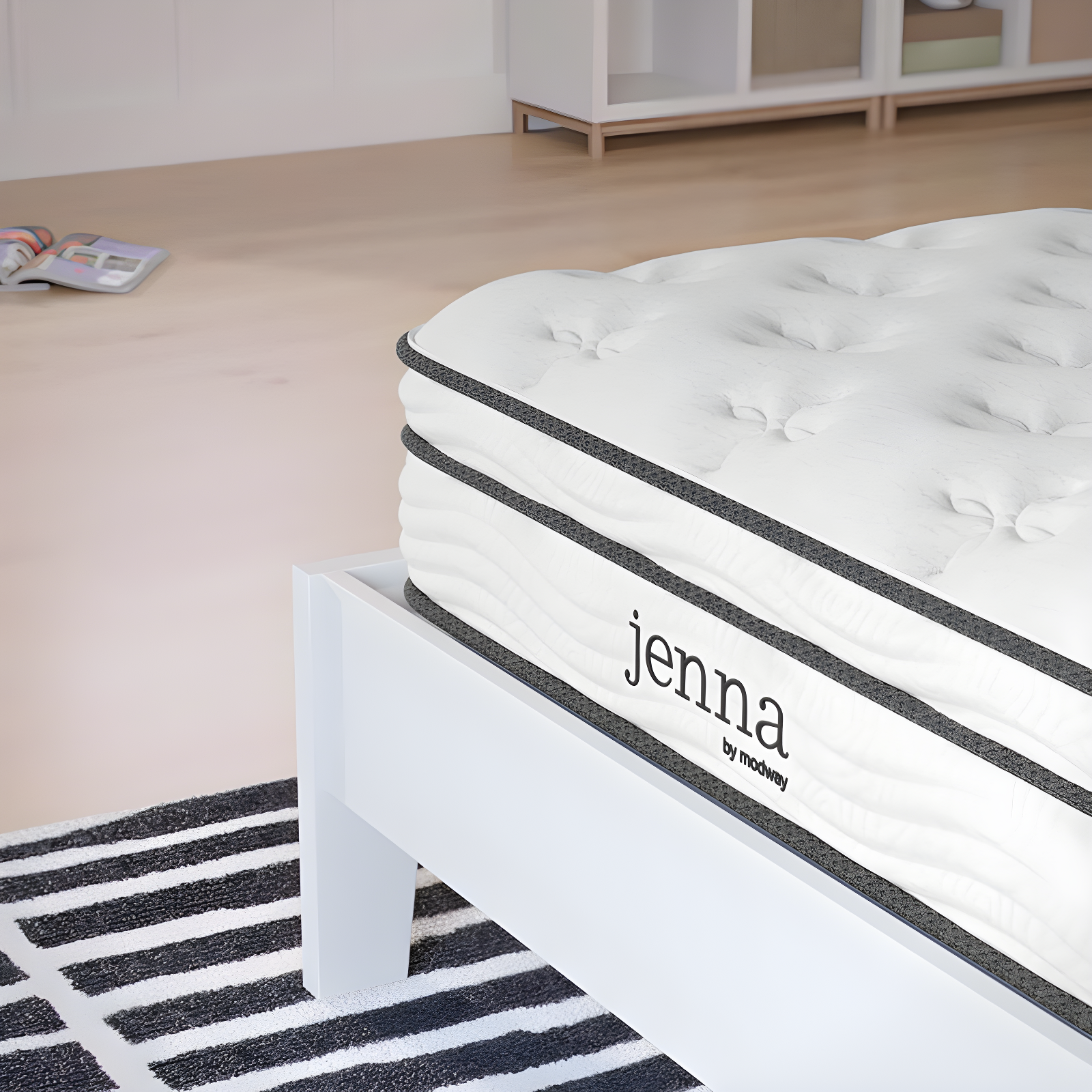 Modway Modway Jenna 8" Innerspring and Foam Narrow Twin Mattress