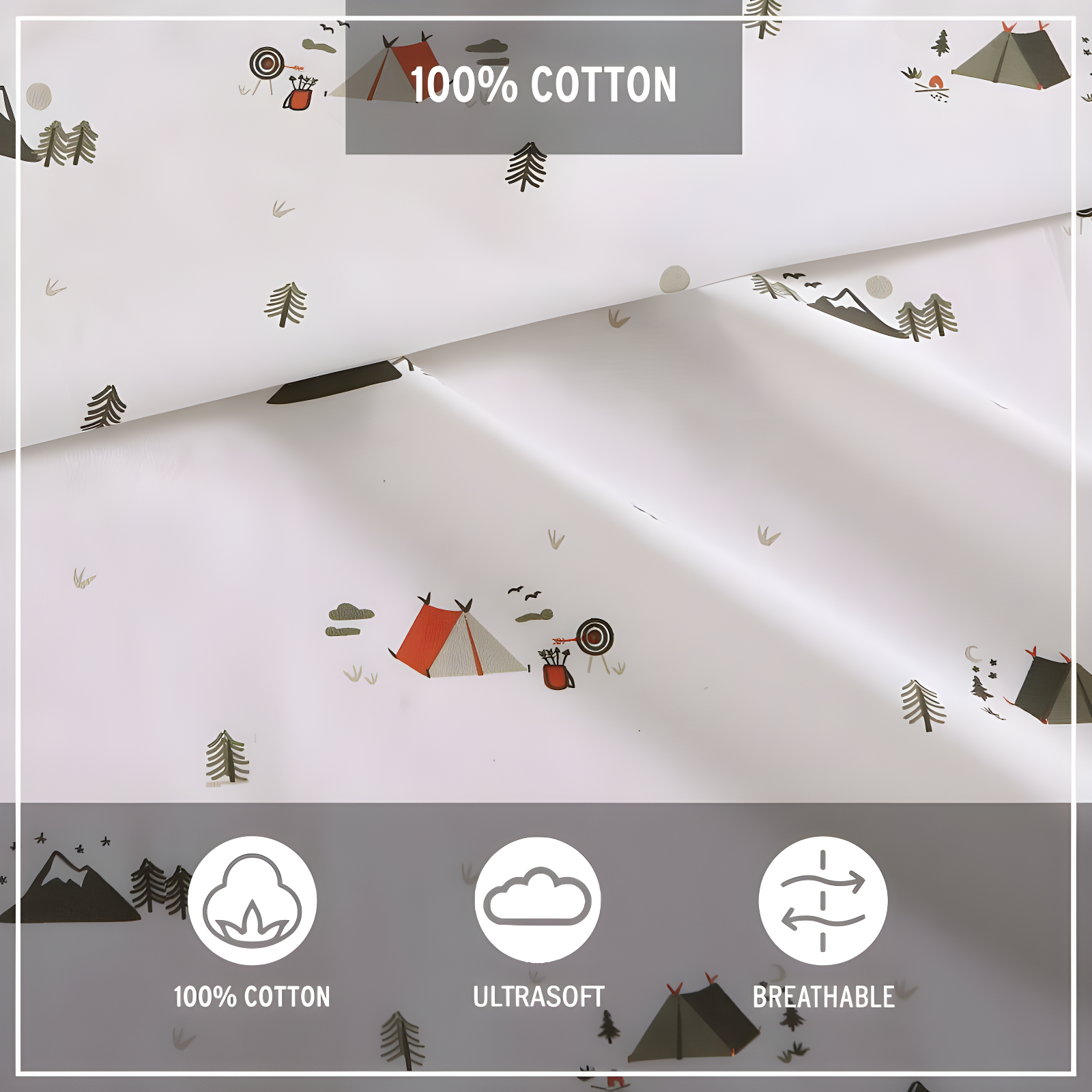 Eddie Bauer Printed Cotton Percale Sheet Sets