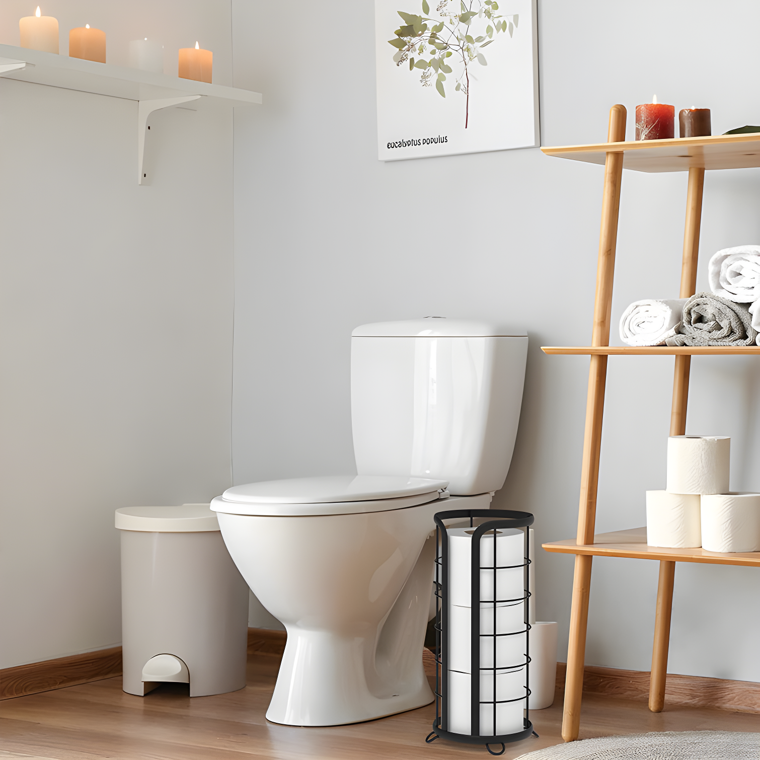 Kiflic L0B5FLQC6H Wall Mounted Toilet Paper Holder