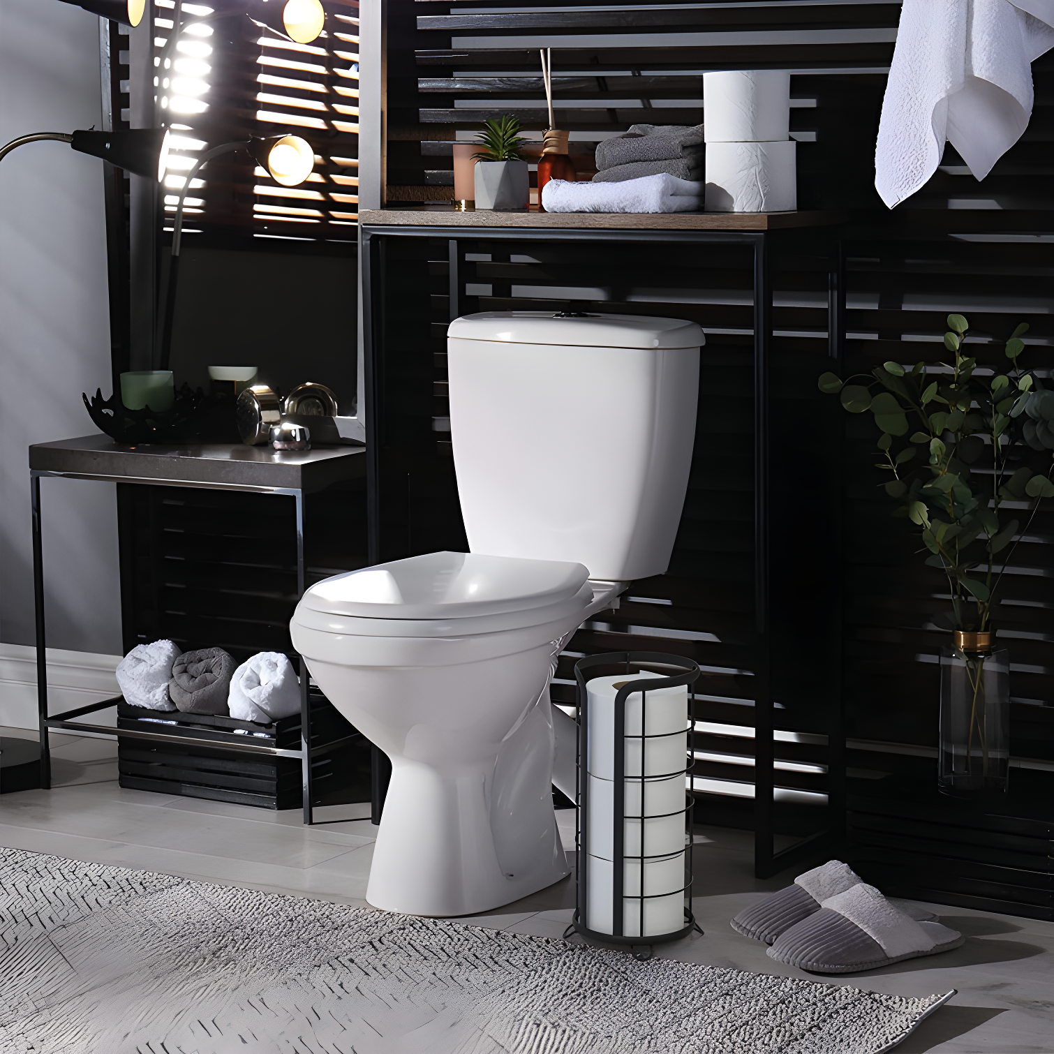 Kiflic L0B5FLQC6H Wall Mounted Toilet Paper Holder
