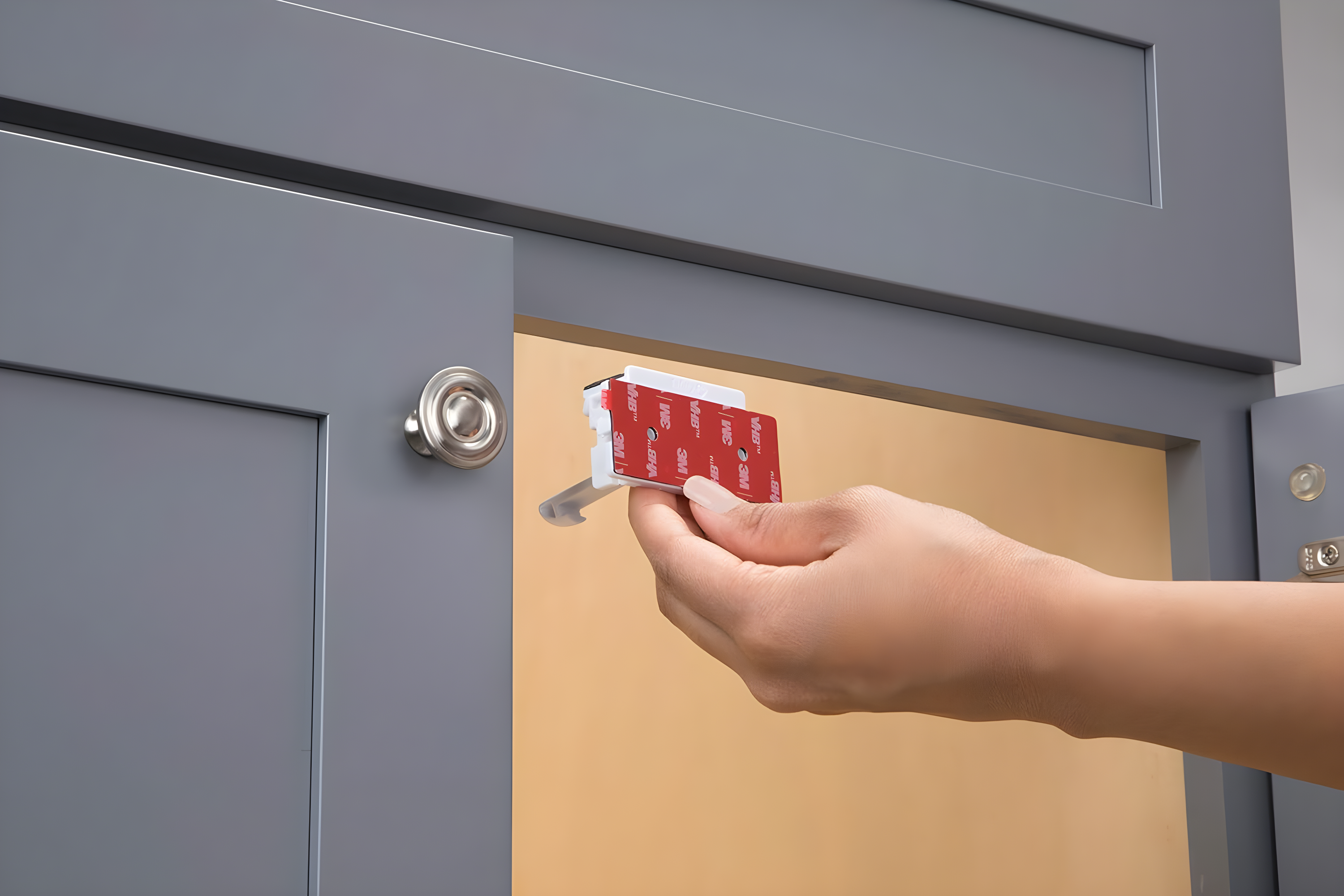 Safety 1st Adhesive Cabinet Latch For Childproofing - 8pk