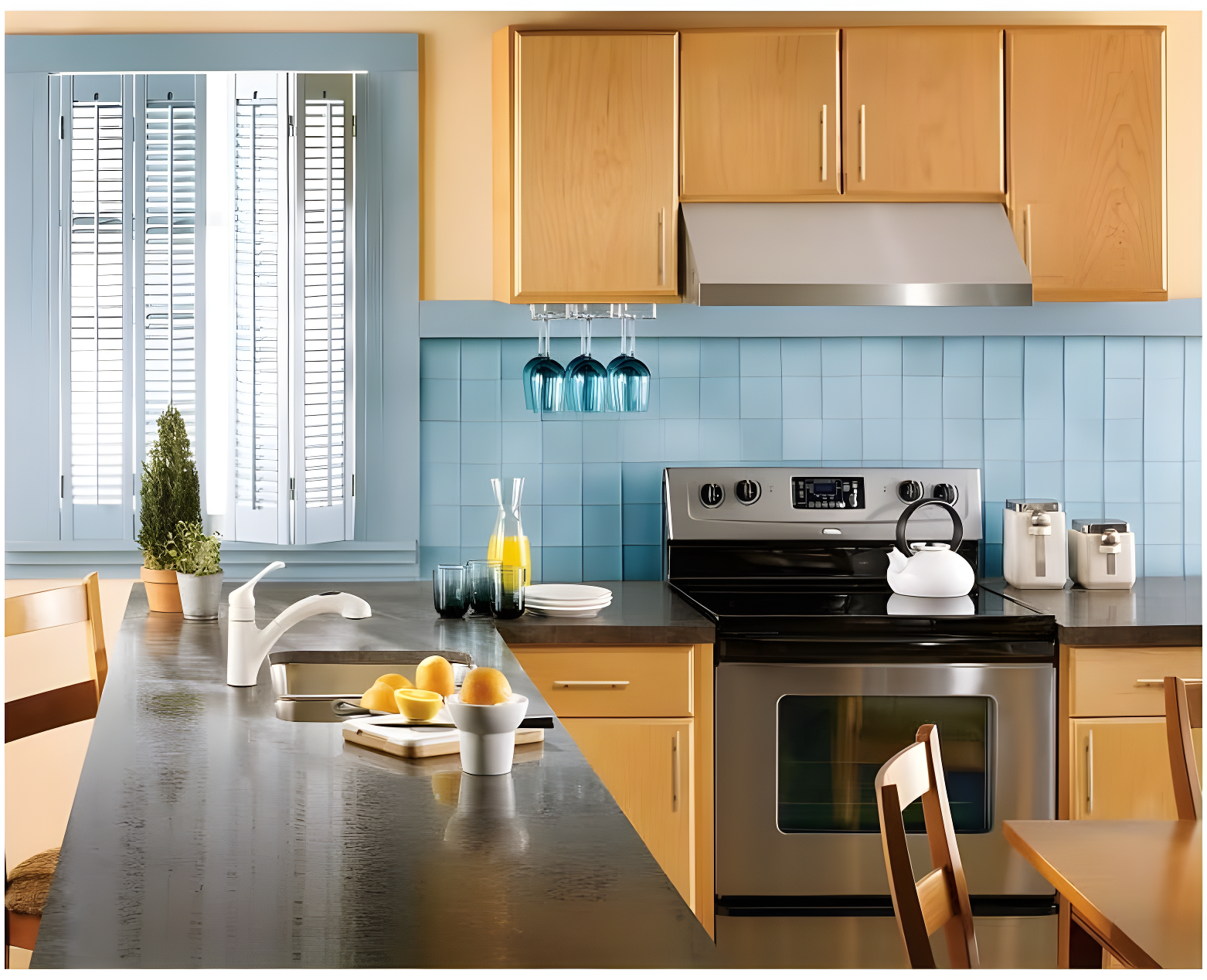 MOEN Renzo Spot Resist Stainless 9 in. H Pull Out Sprayer Kitchen Faucet with 360° Spout Swivel and PowerClean