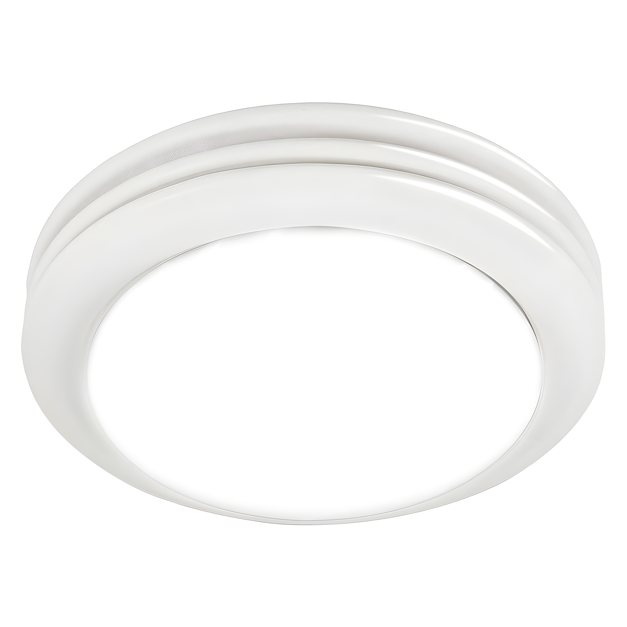 Akicon AK1480-SW 80 CFM Bathroom Fan with LED Light Round Ceiling Exhaust Ventilation Fan