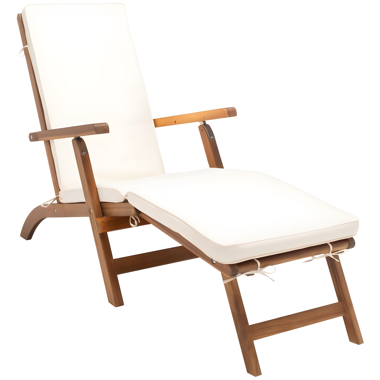 Palmdale Lounge Chair - Outdoor - PAT7015 - Natural/Beige -Safavieh
