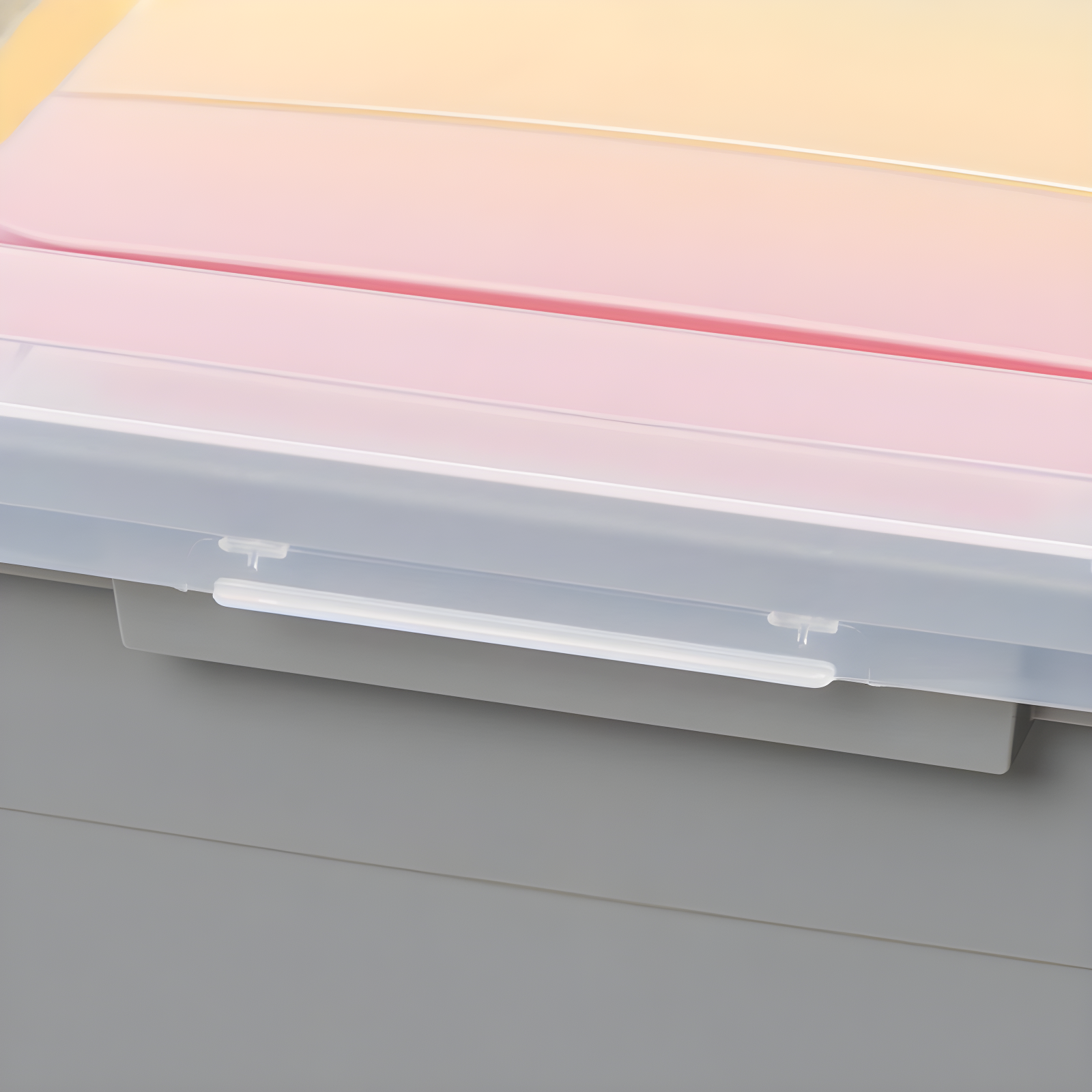 IRIS 32qt 3pk Letter Plastic File Box: Hanging File Folders Storage Bin, File Organizer, Gray, No Assembly Required