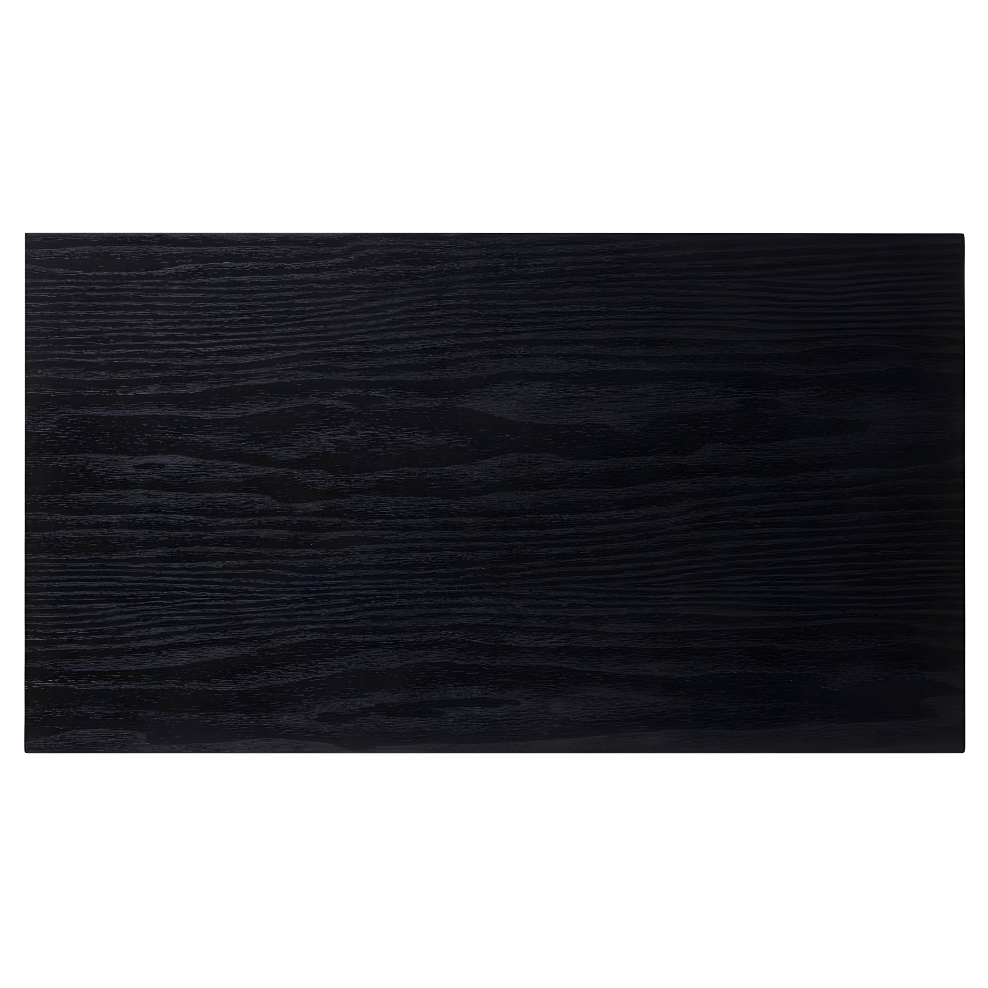 Contemporary Metal and Wood Accent Table Black - Olivia & May: C-Shaped, No Assembly, Iron Frame