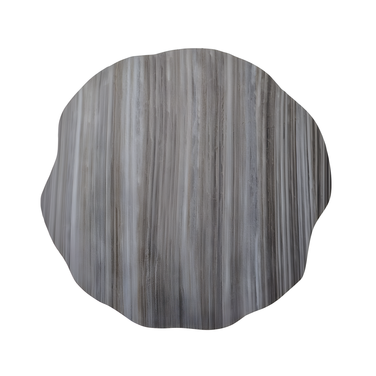 Gray and Beige Acrylic Round Mica Placemat