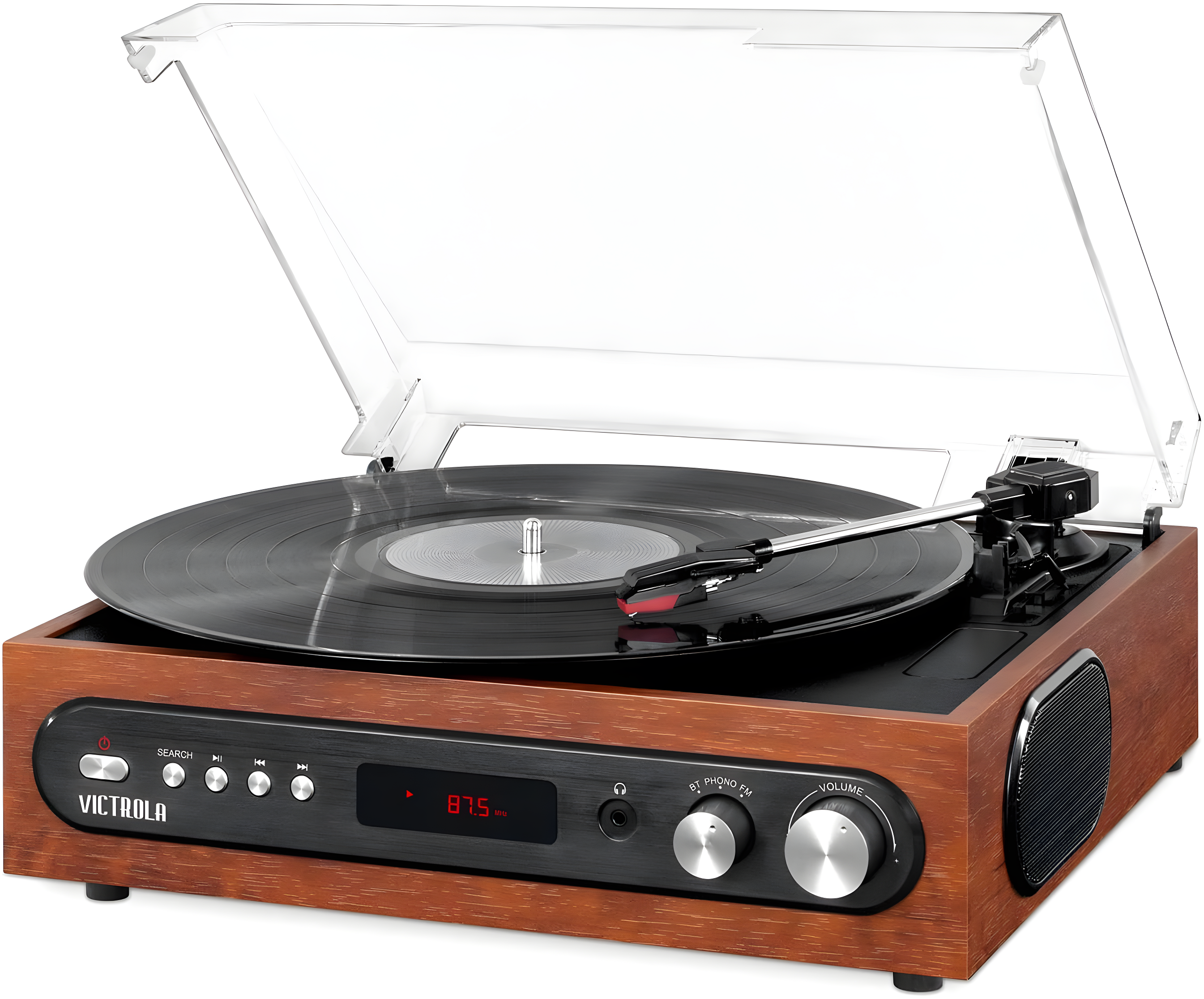Victrola All-in-1 Bluetooth Record Player with Built in Speakers and 3-Speed Turntable