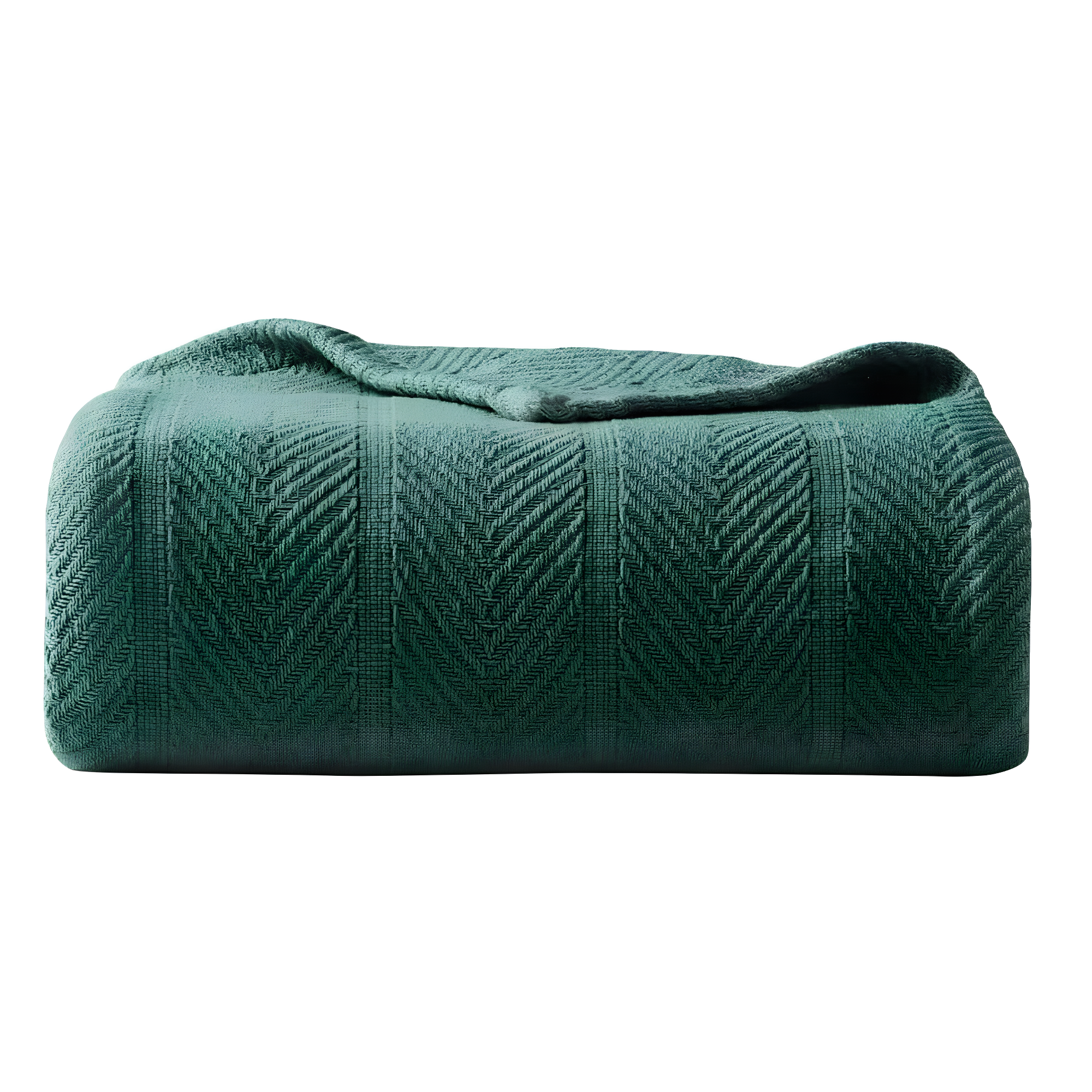 Eddie Bauer Herringbone Cotton Reversible Blanket