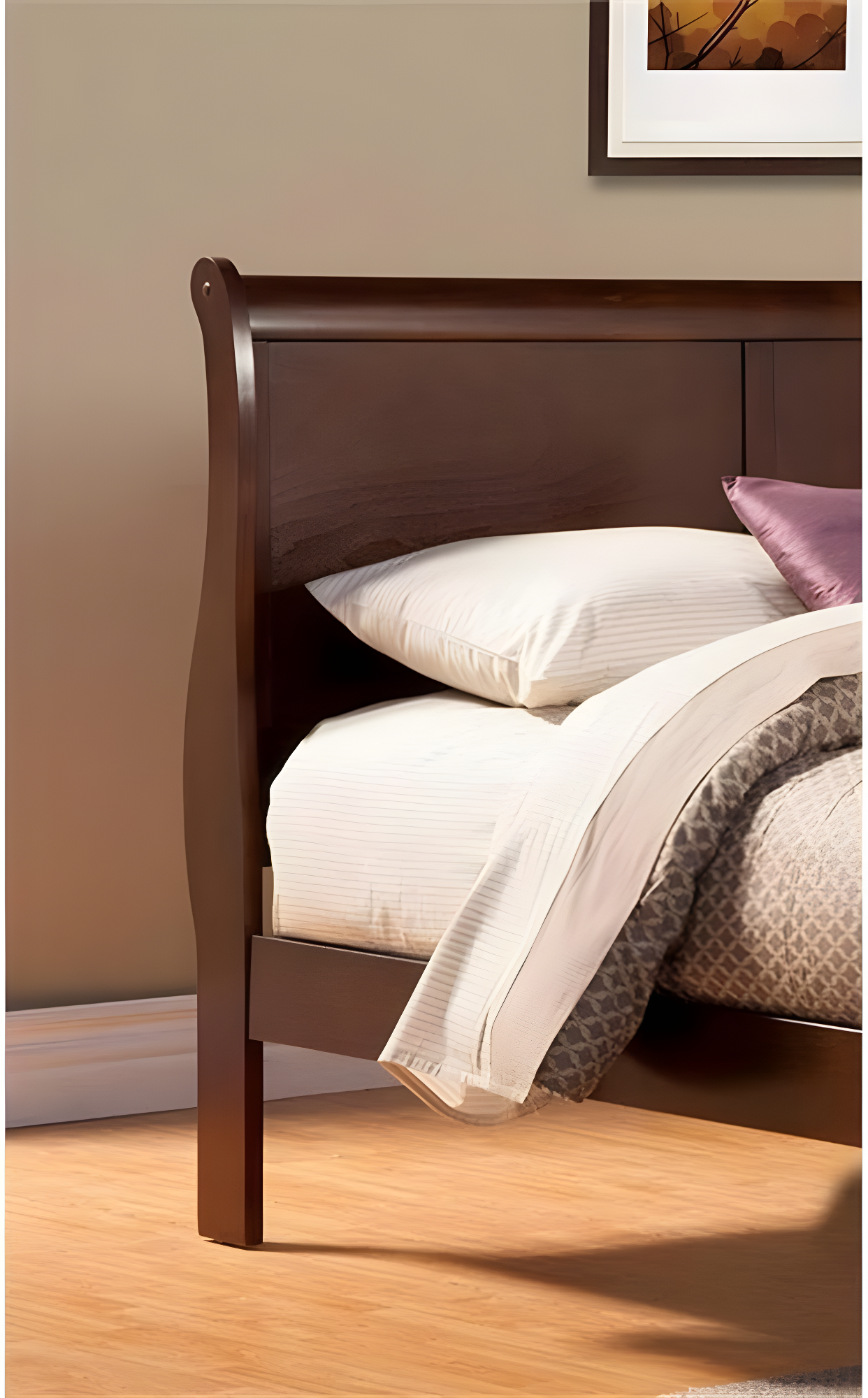 Alpine Furniture West Haven Sleigh Bed, Full