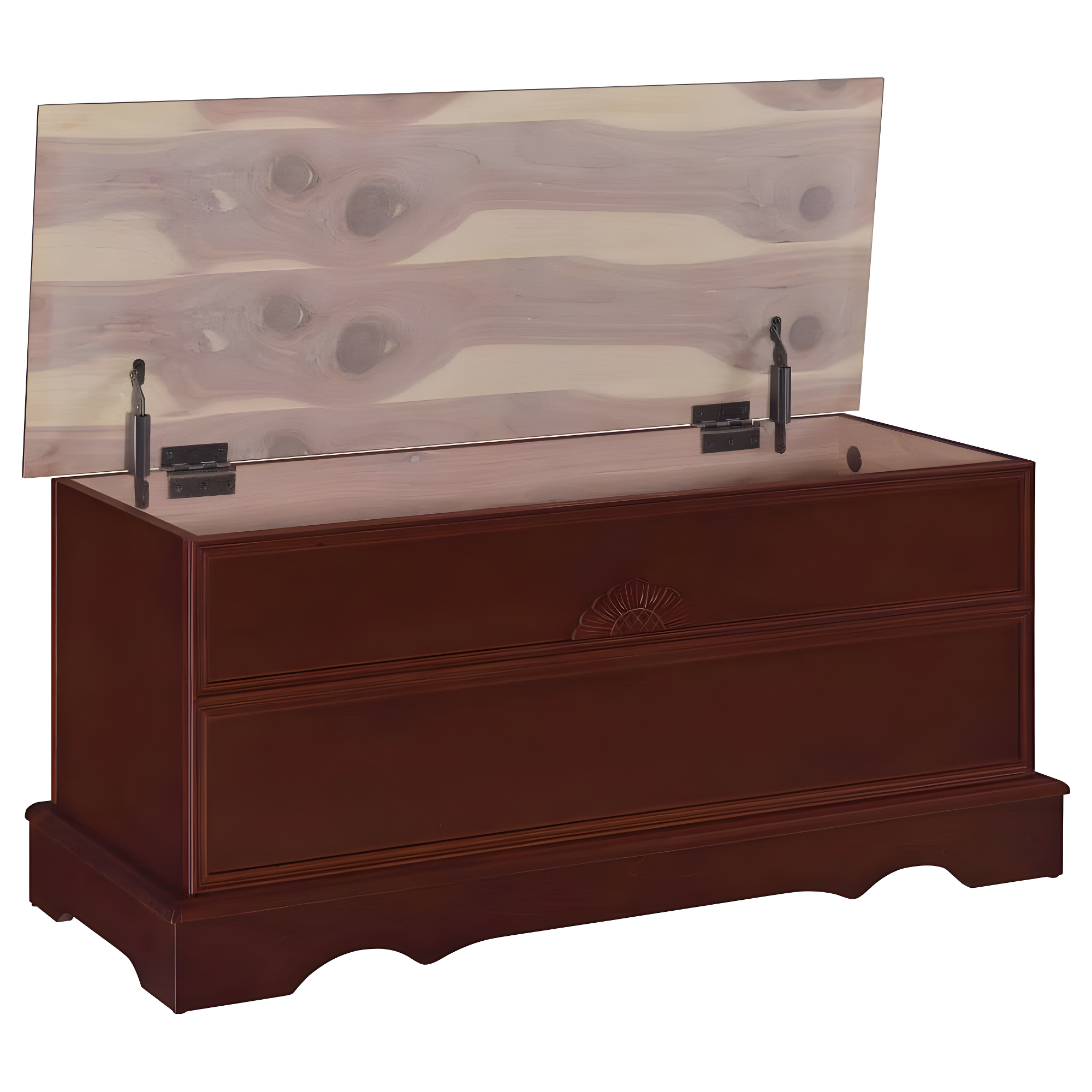Coaster Paula Traditional Rectangular Wood Cedar Chest Warm Brown