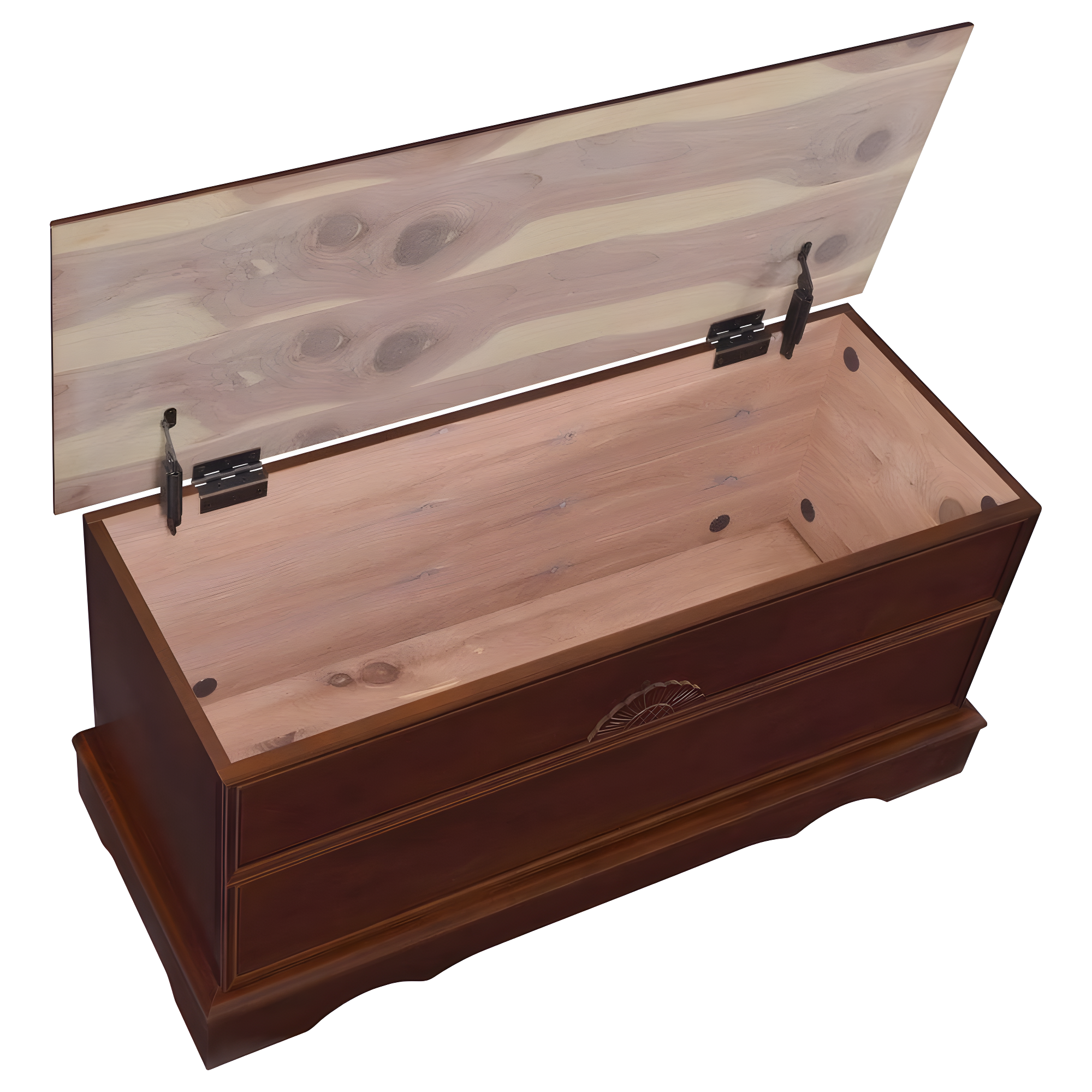 Coaster Paula Traditional Rectangular Wood Cedar Chest Warm Brown