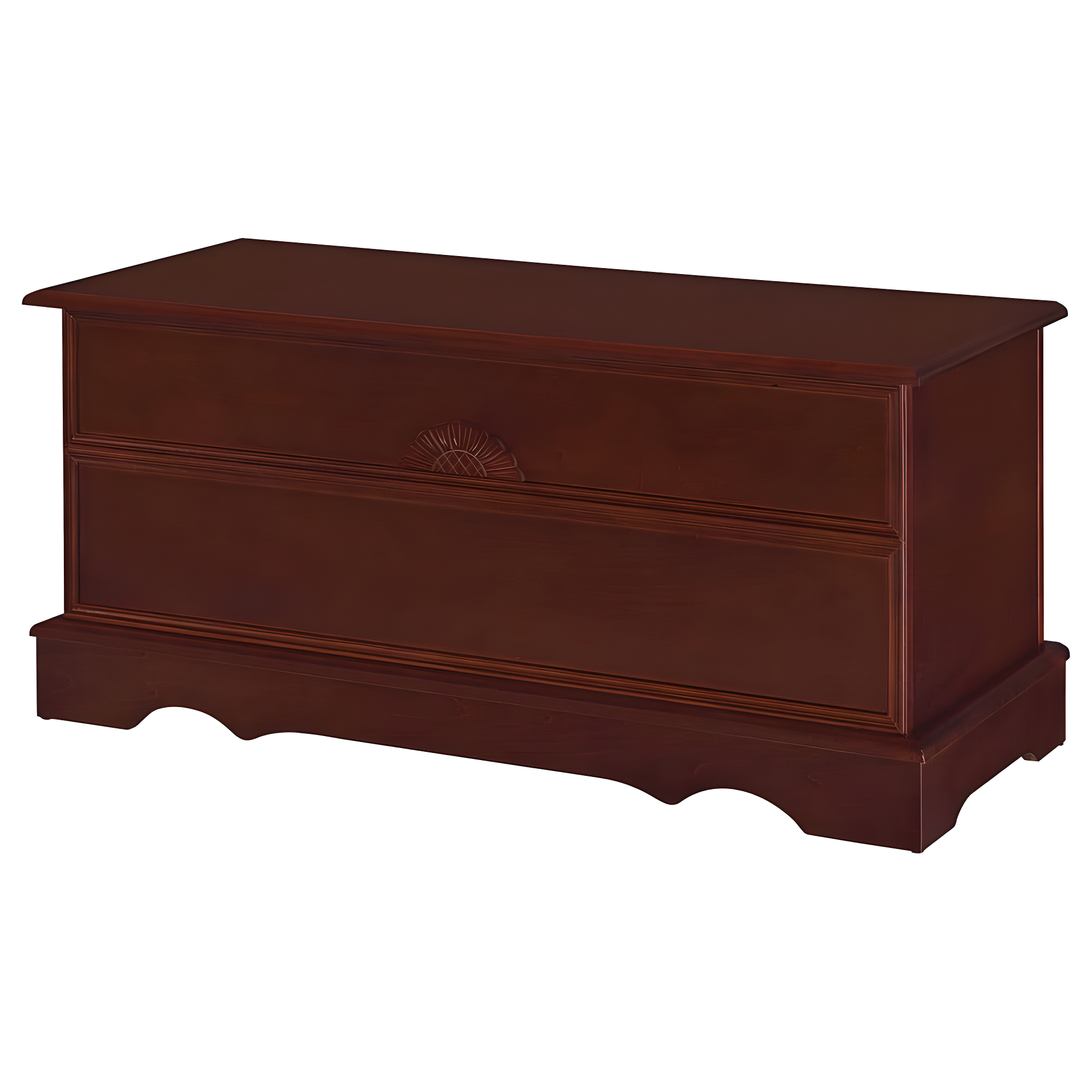 Coaster Paula Traditional Rectangular Wood Cedar Chest Warm Brown