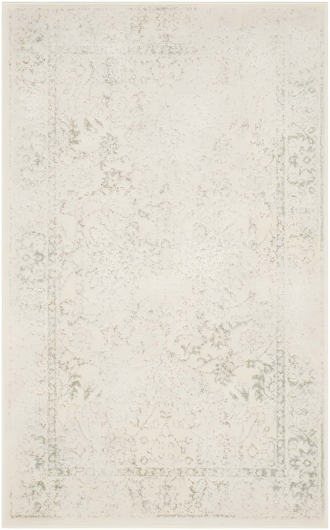Adirondack ADR109 Machine Made Indoor Area Rug - Ivory/Sage - 6'x6' - Safavieh