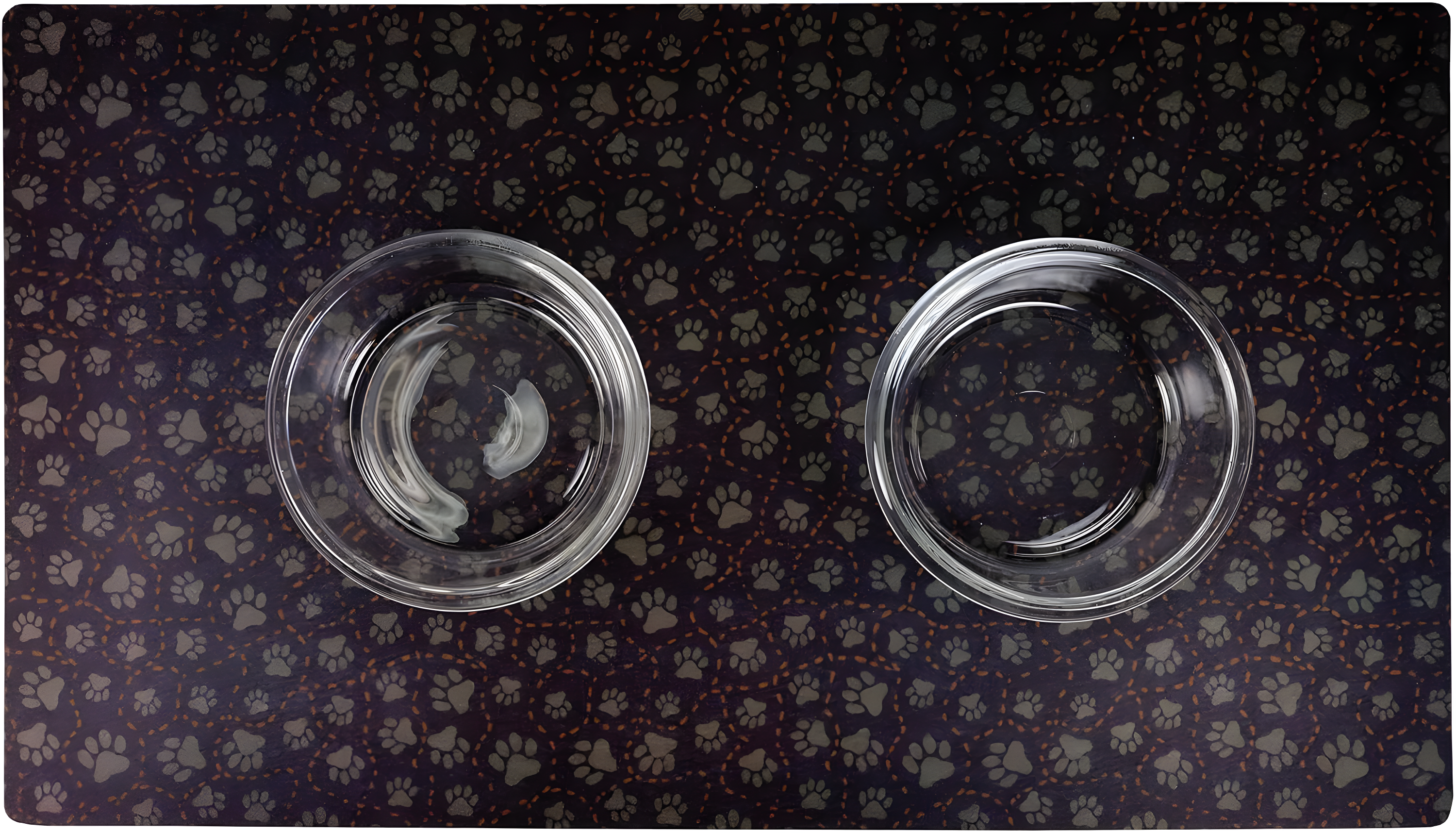 Dog Bowl Placemat, Pet Food Feeding Mat - Absorbent, Waterproof, Slip-Resistant, Machine Washable