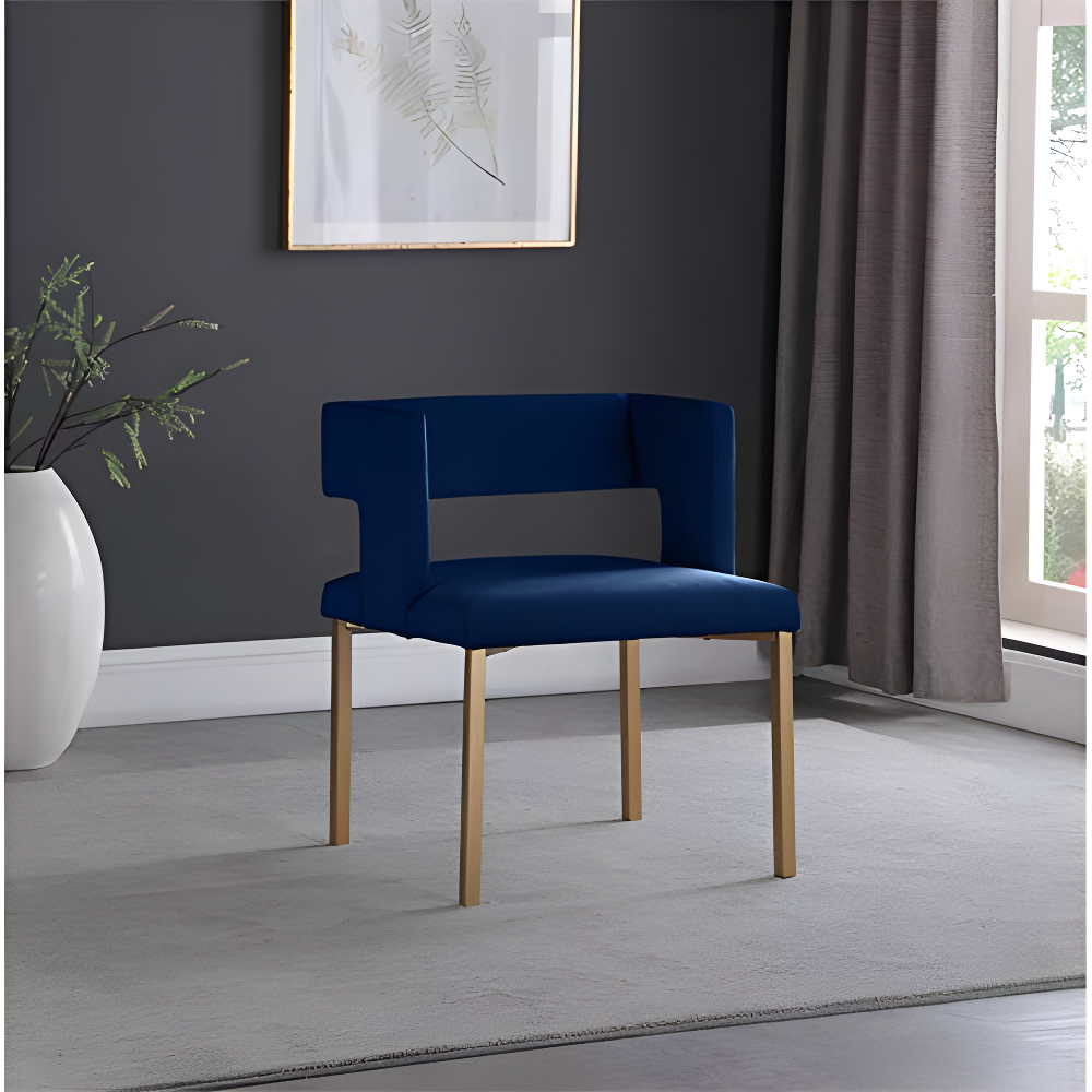 Inga 19'' H Velvet Upholstered Side Chair