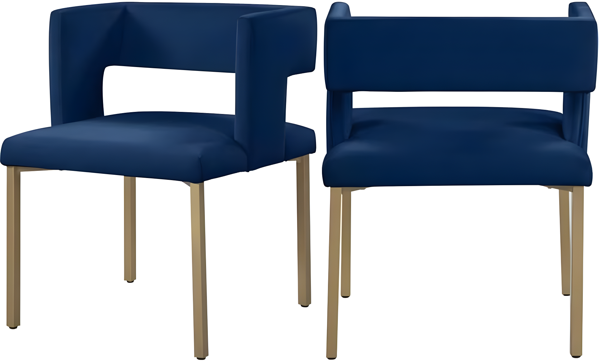 Inga 19'' H Velvet Upholstered Side Chair