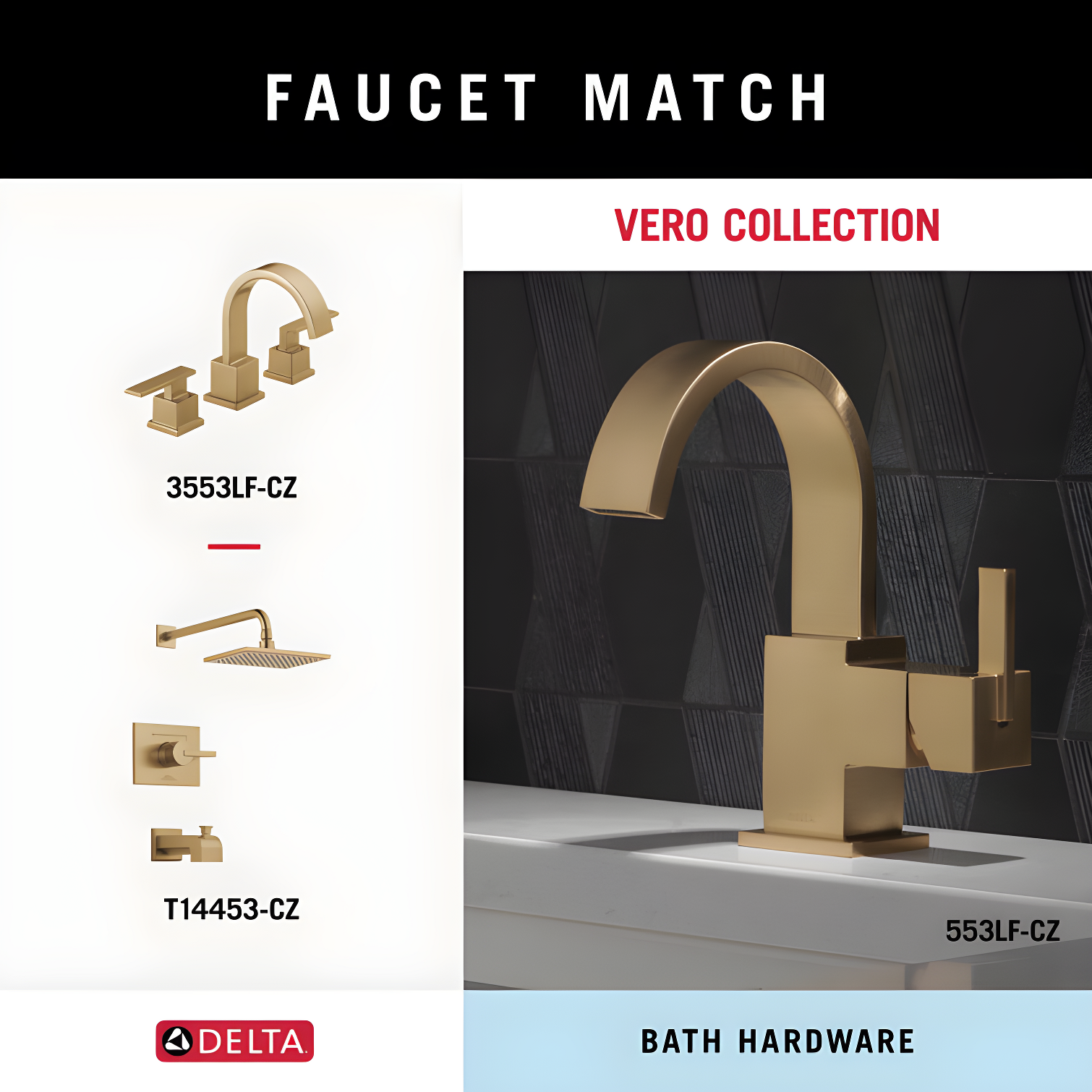 Vero Wall Mount Square Open Towel Ring Bath Hardware Accessory