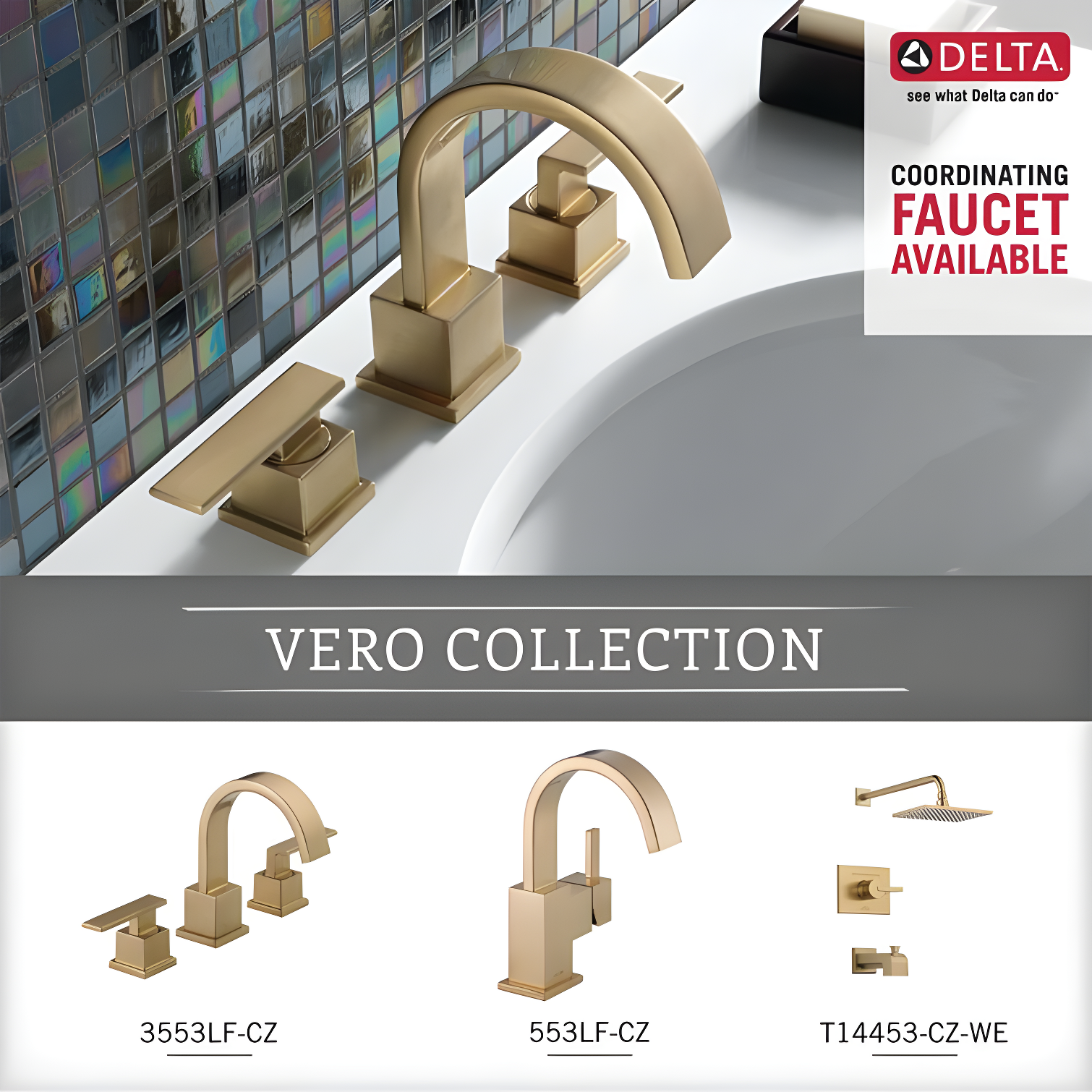 Vero Wall Mount Square Open Towel Ring Bath Hardware Accessory
