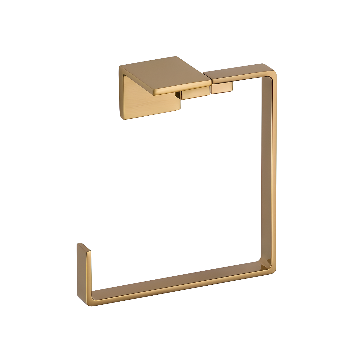 Vero Wall Mount Square Open Towel Ring Bath Hardware Accessory