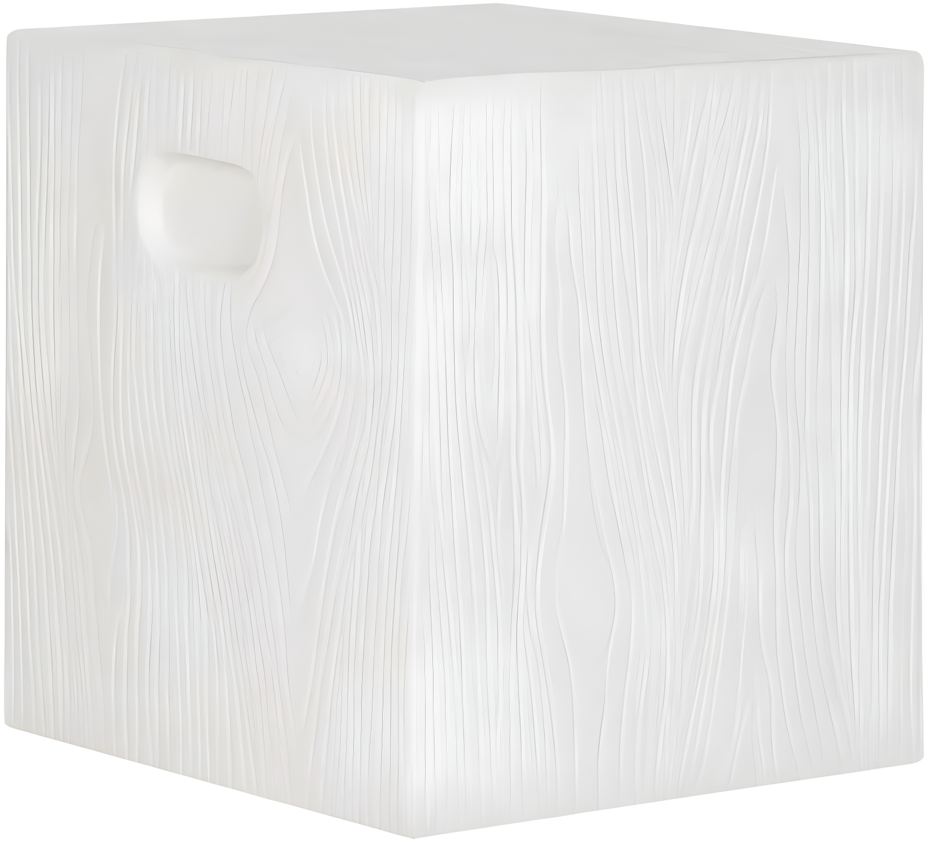 Cube Accent Stool - Indoor/Outdoor - VNN1003 - White - Safavieh
