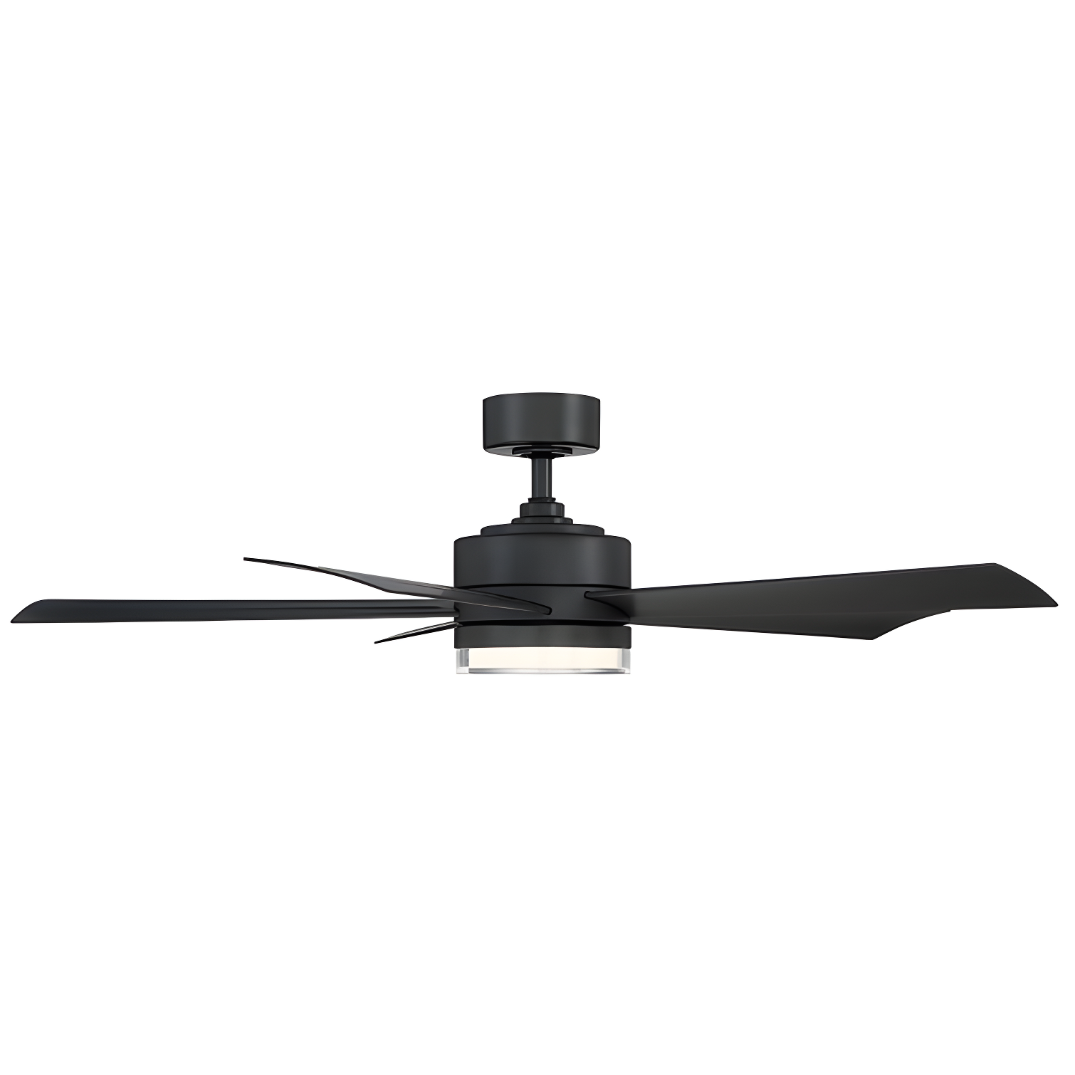 Wynd 5 - Blade Outdoor /Indoor Smart Ceiling Fan with Remote Control and LED Light Kit Included, Works With Alexa and iOS or Android App
