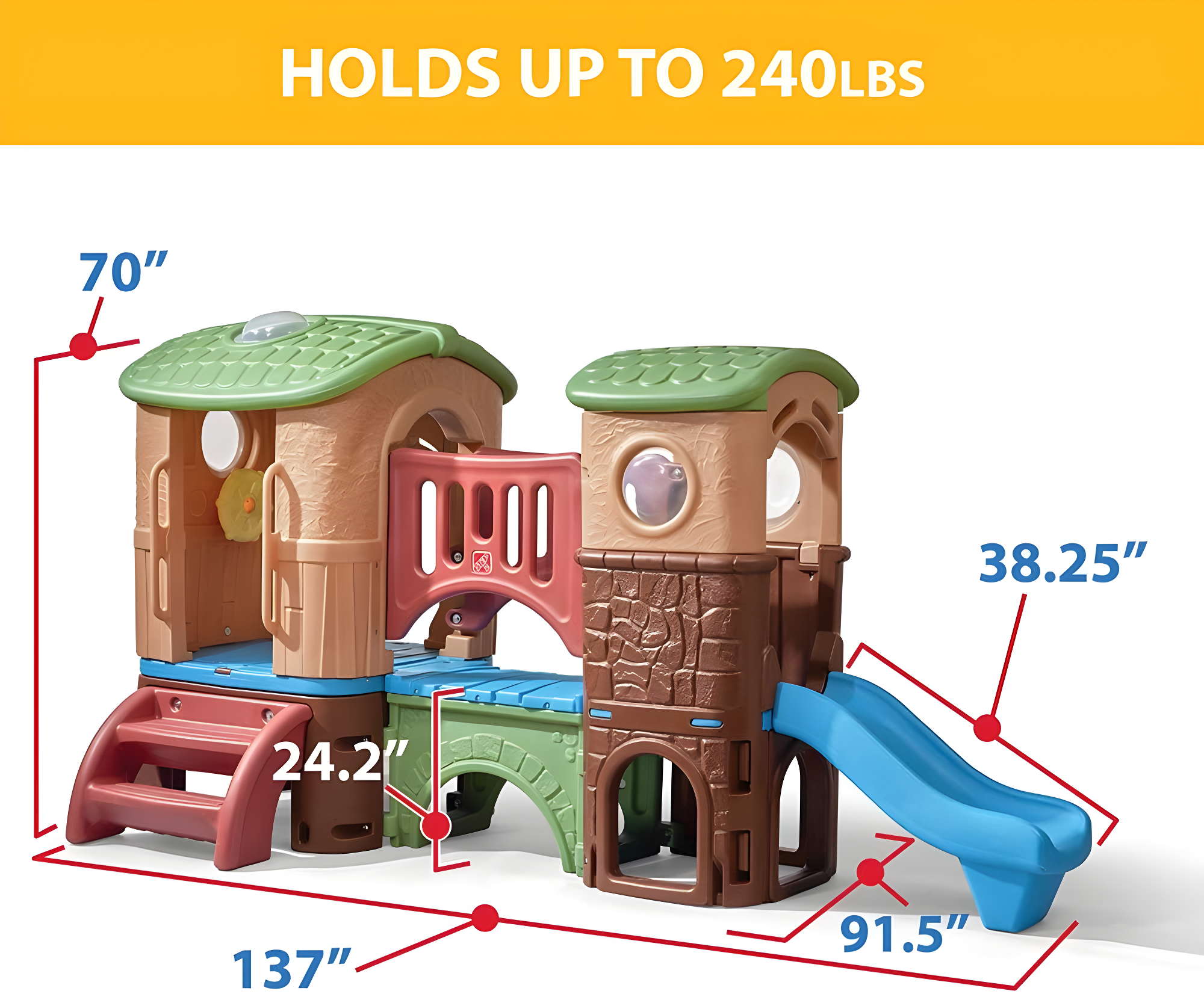 Step2 Step2 Clubhouse Climber Outdoor Climbing Toy for Toddlers
