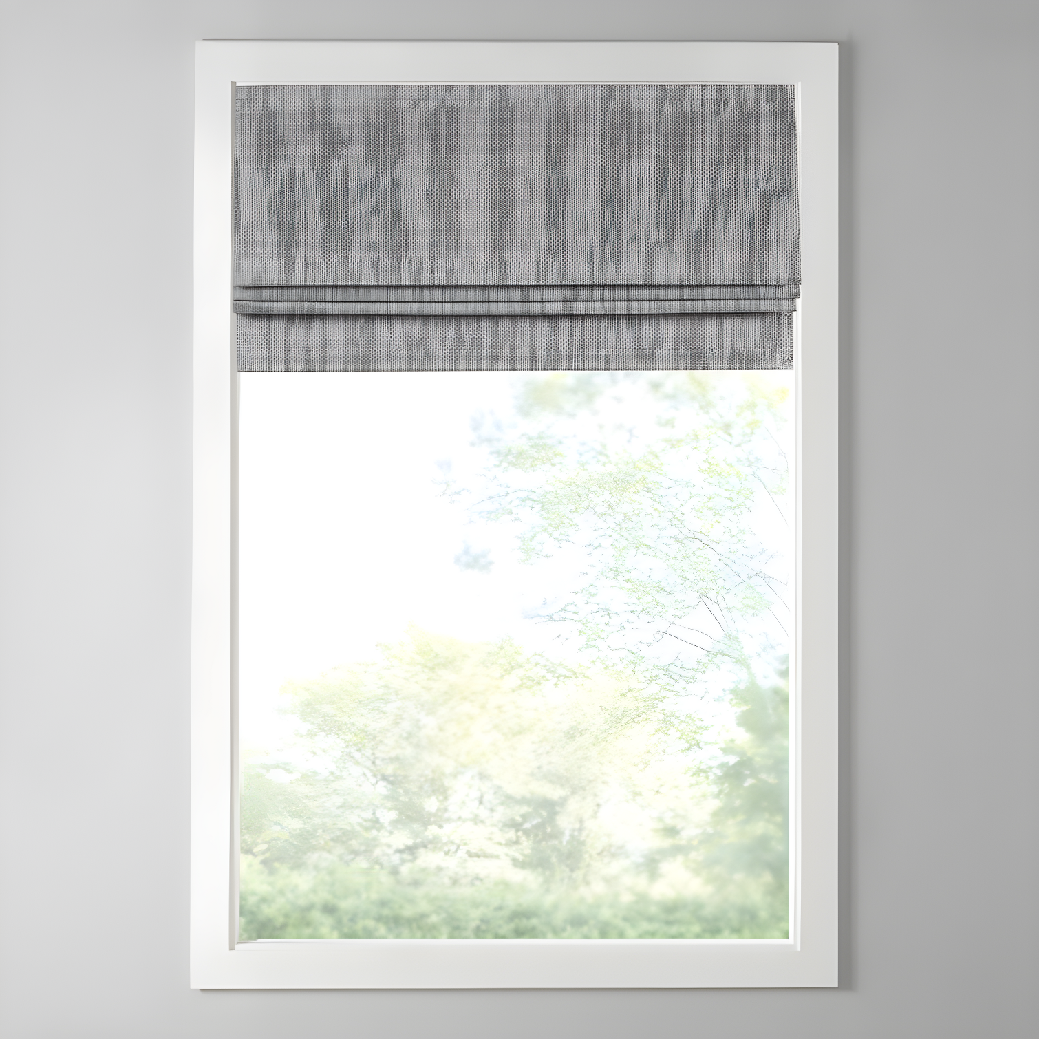 Galen Basketweave Cordless Room Darkening Single Roman Shade