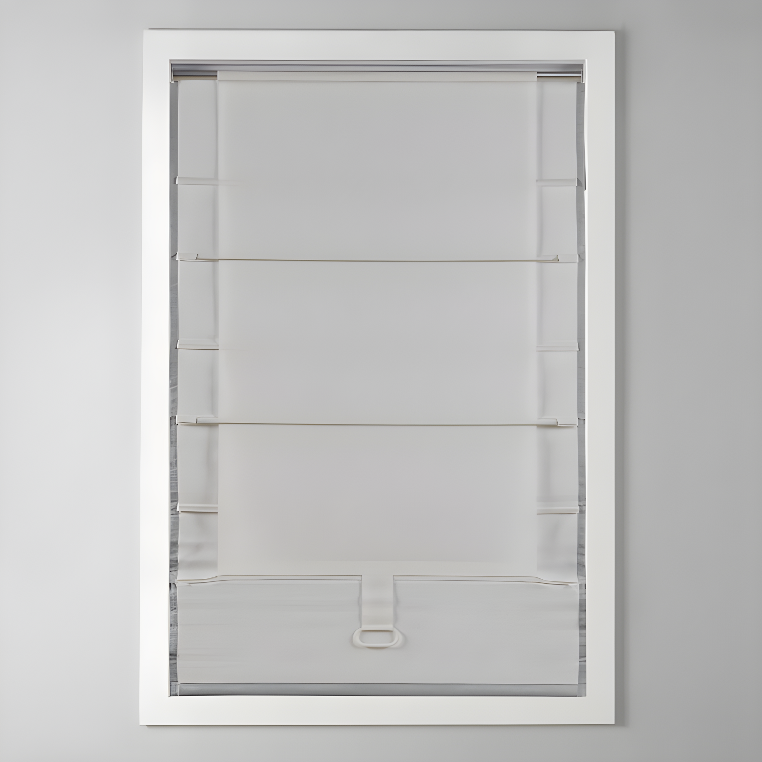 Galen Basketweave Cordless Room Darkening Single Roman Shade