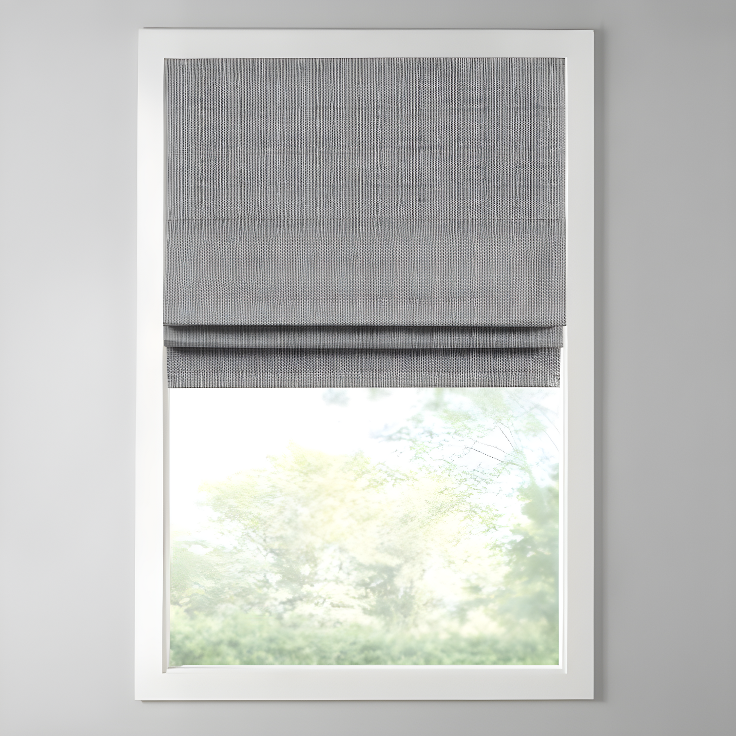Galen Basketweave Cordless Room Darkening Single Roman Shade