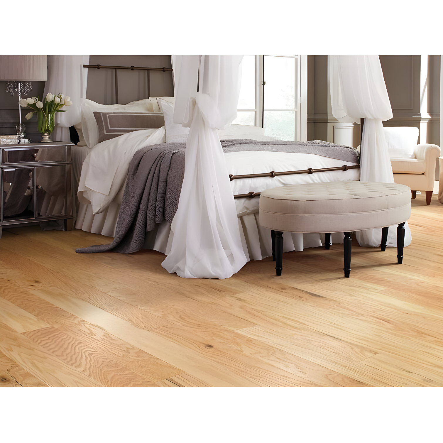Shaw Amberwood Oak 3.8" Thick x 5" Wide x Varying Length Engineered Hardwood Flooring
