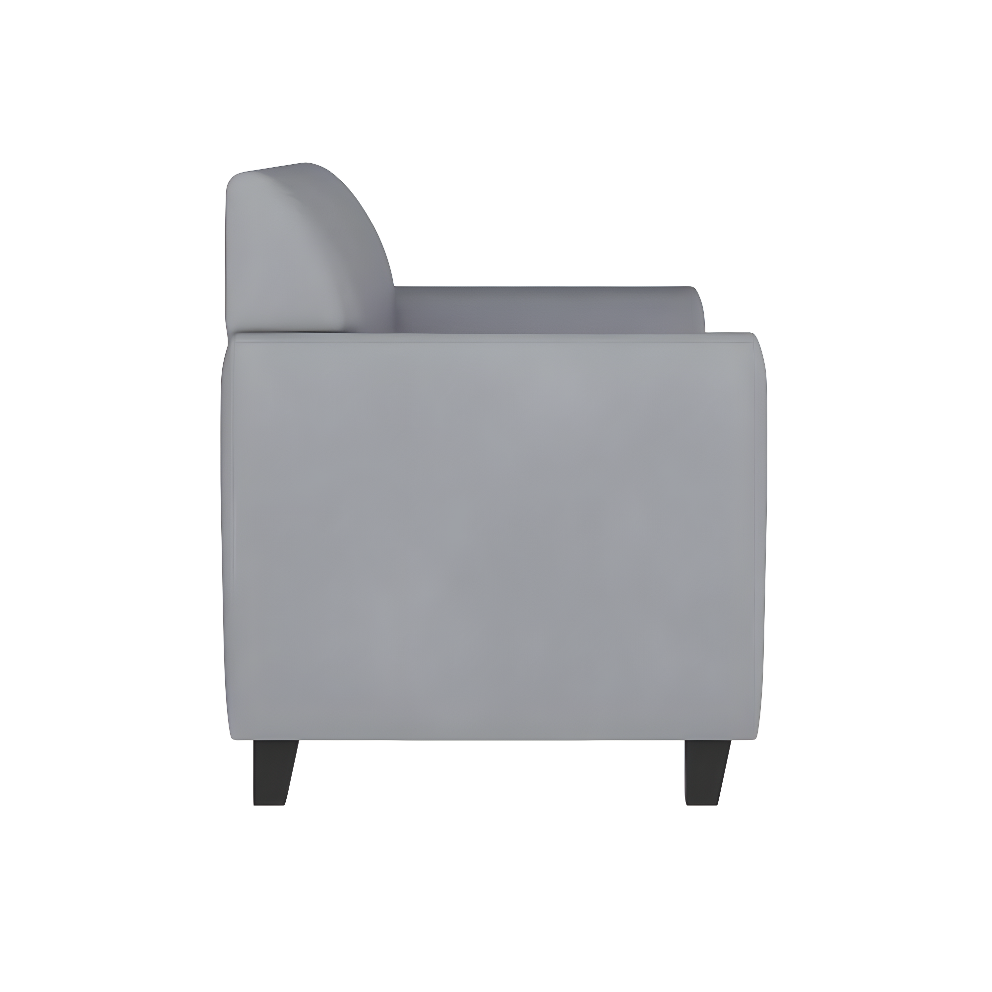 Hercules Junkersfeld 52" Modern LeatherSoft Upholstered Reception Loveseat