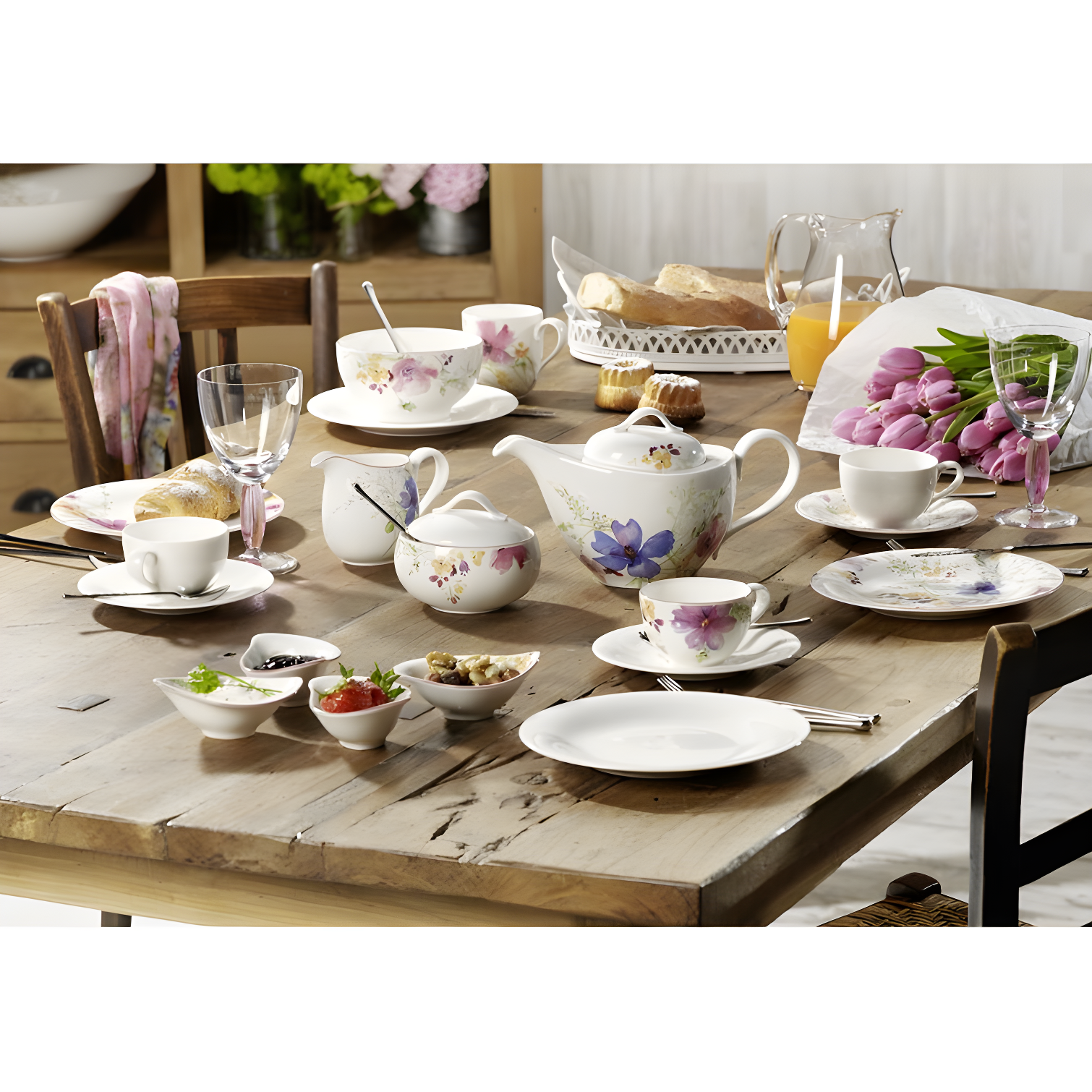 Villeroy & Boch Mariefleur 7.5" Breakfast Cup Saucer & Reviews | Wayfair